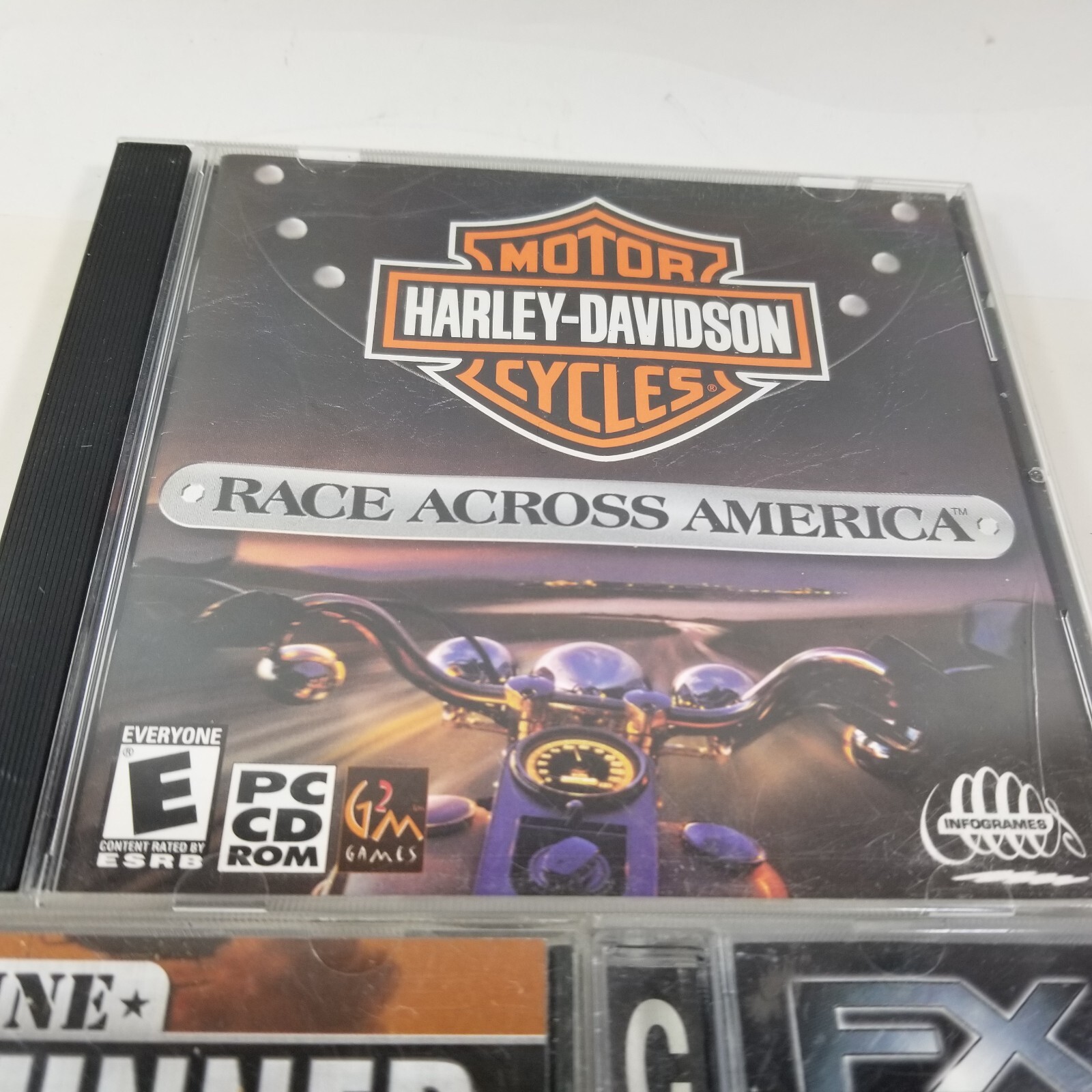 Lot of 3x Games Harley Race Across America, Marine Heavy Gunner, FX Fighter (PC)