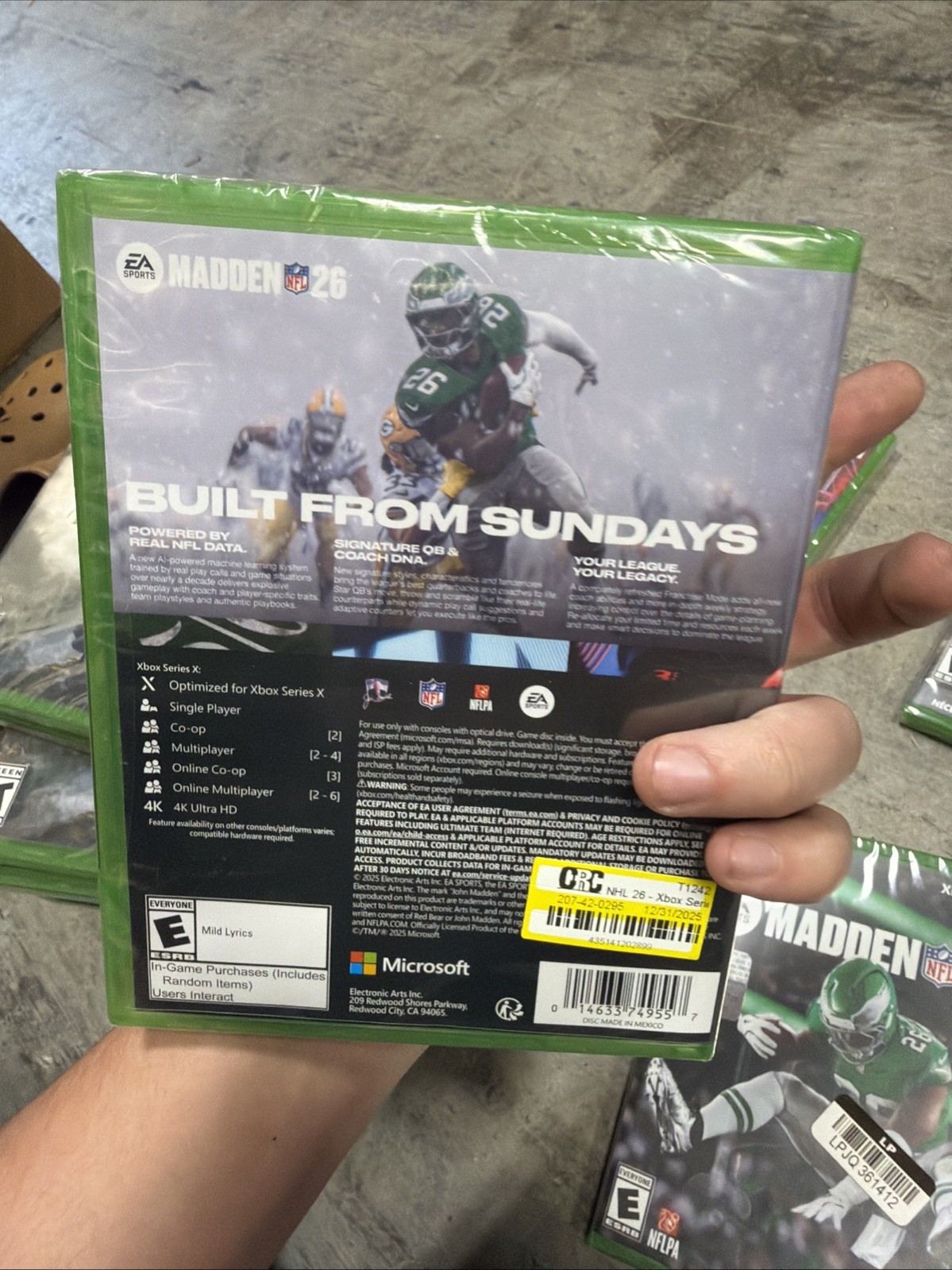EA SPORTS Madden NFL 26 – Microsoft Xbox Series X 4K UHD (New Sealed)