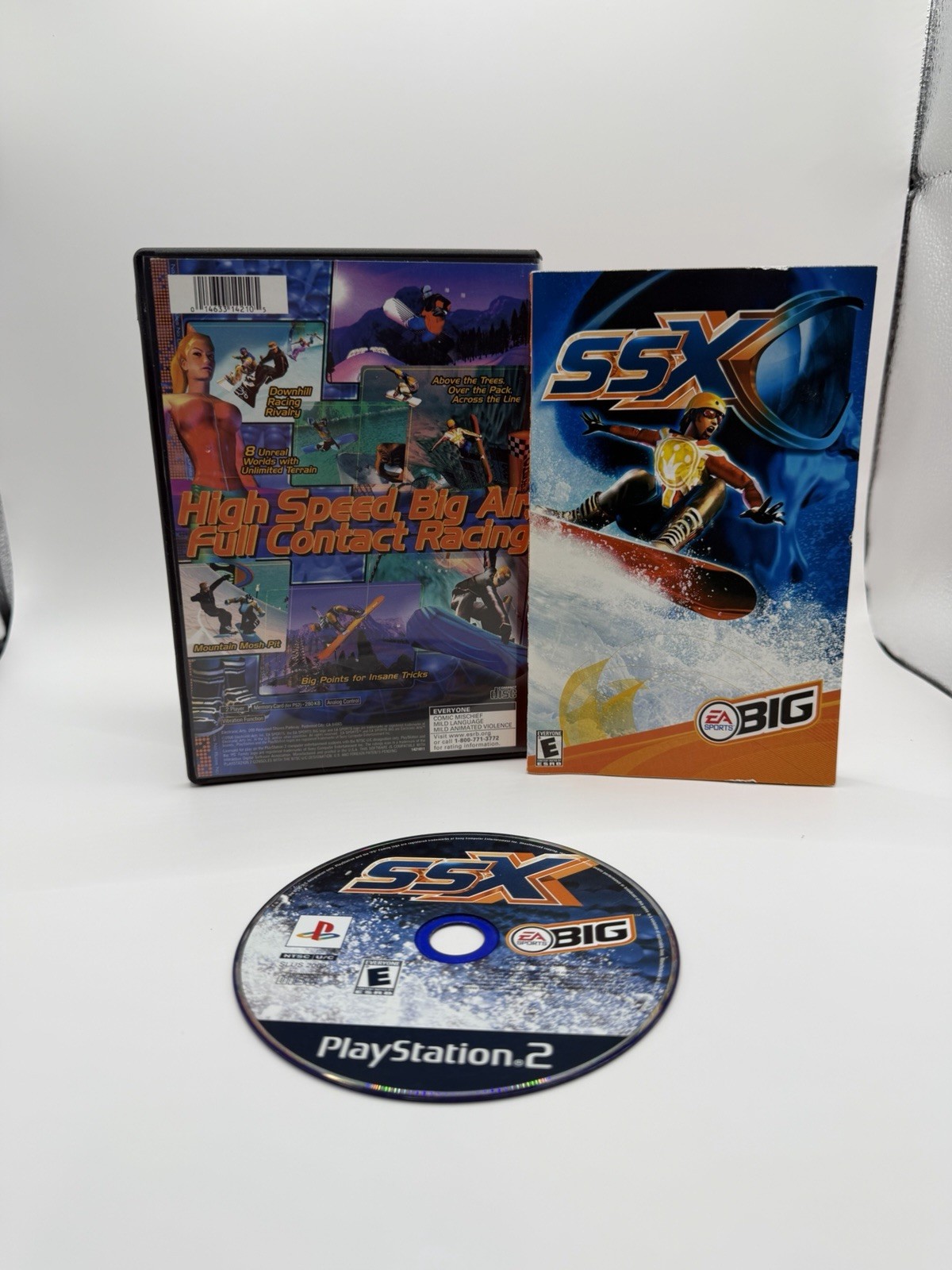 SSX (Sony PlayStation 2, PS2) Black Label Complete CIB Tested