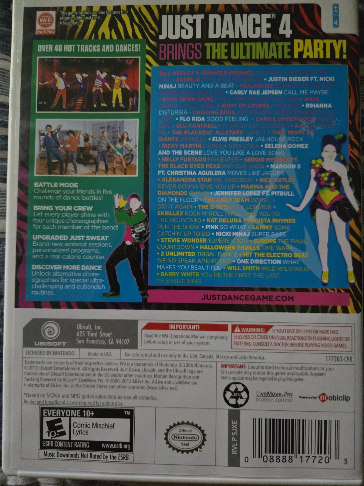 Just Dance 4 – Nintendo Wii