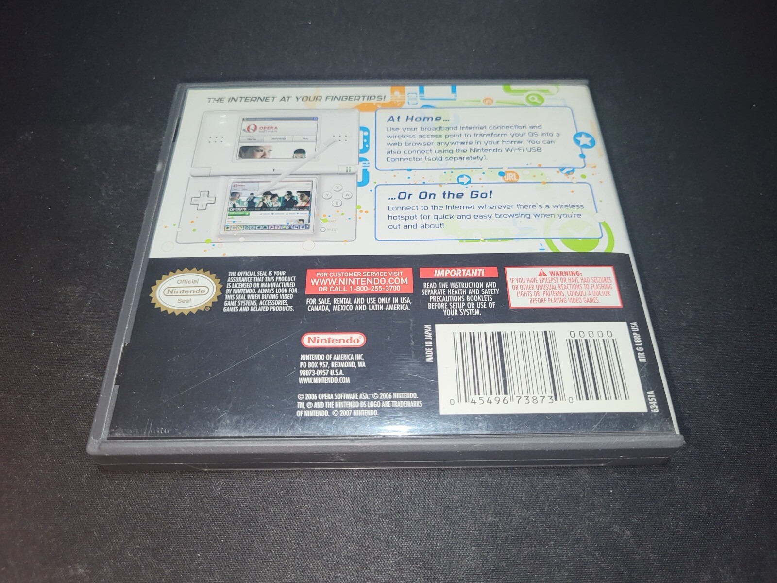 Nintendo DS Browser Nintendo DS NRMT condition COMPLETE n box w memory expansion