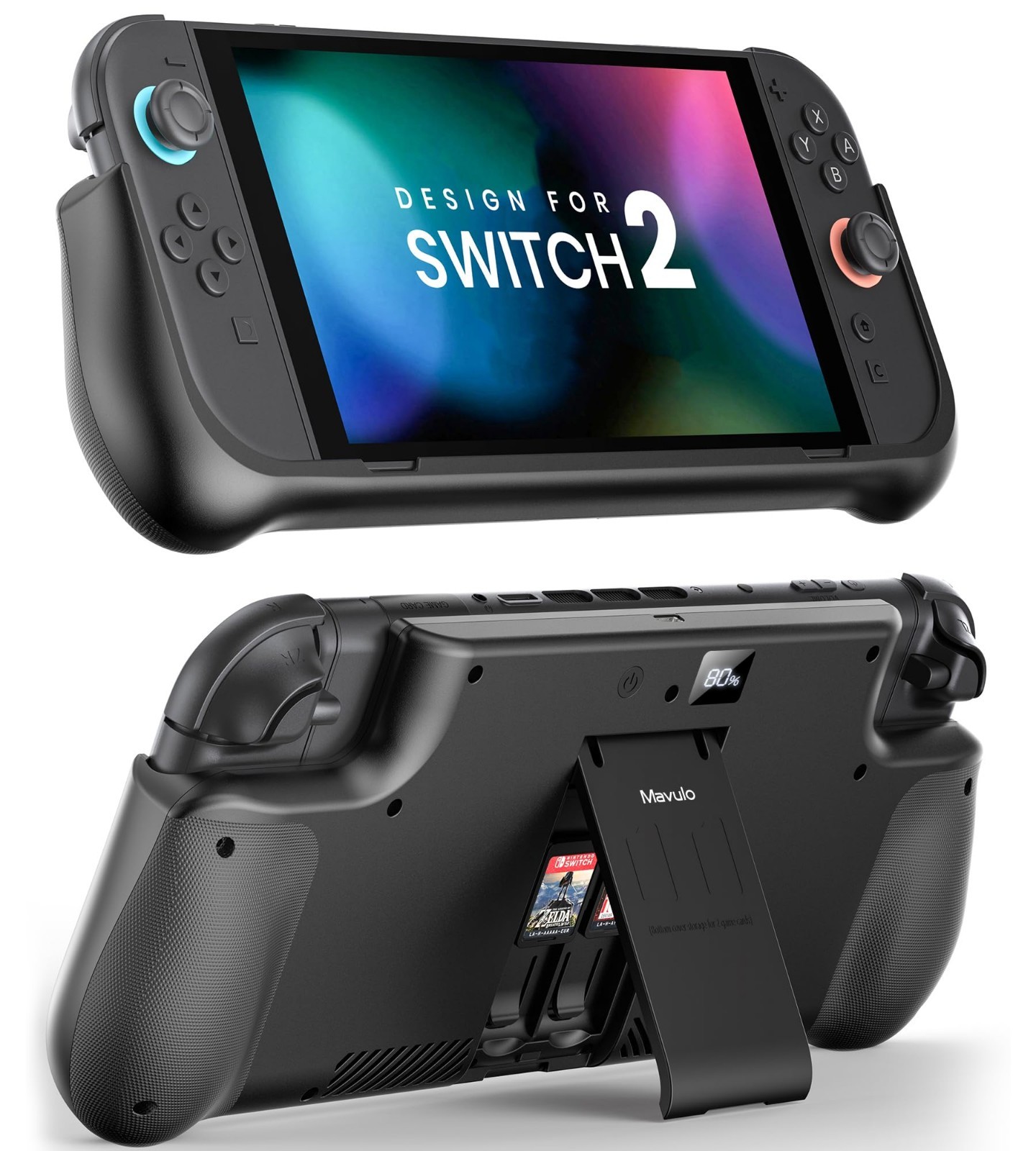 Battery Pack for Nintendo Switch 2 External Battery Station Portable Charger Cas