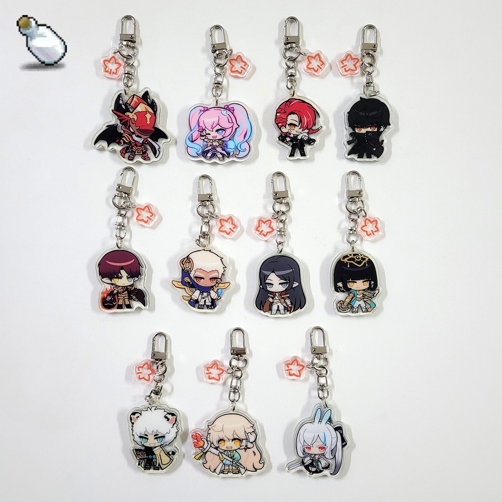 MapleStory MAPLE AGIT Characters SD Acrylic Keychain – Opened Random Blind Bag