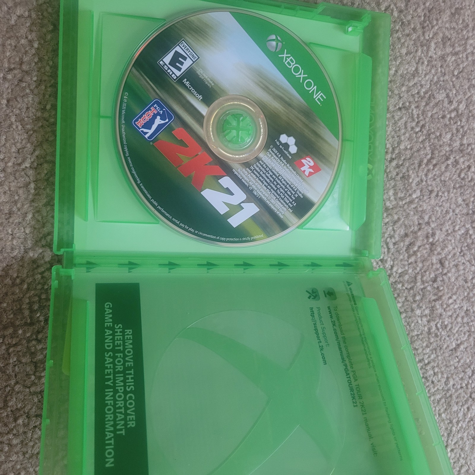 PGA Tour 2K21 Microsoft Xbox One,video Game