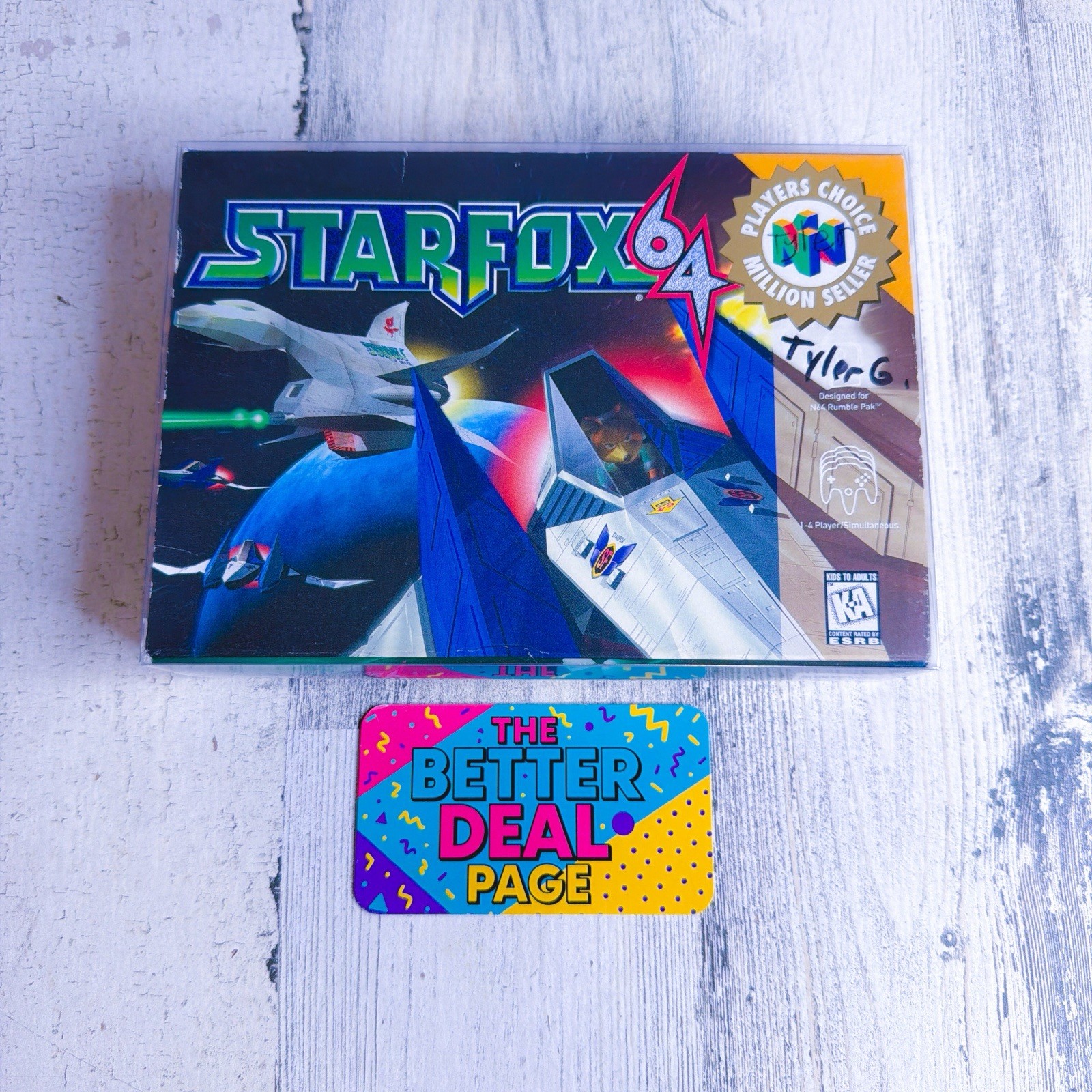 Star Fox 64 Box And Game Only Authentic Nintendo 64