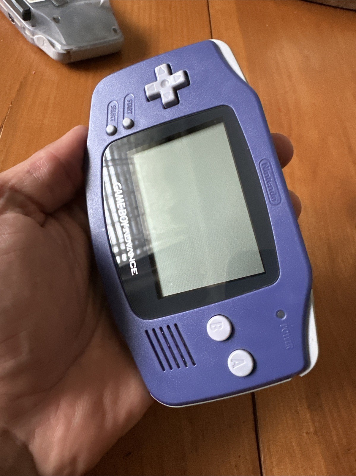 2000 Nintendo Game Boy Advance Handheld System Indigo AGB-001 No Battery Door