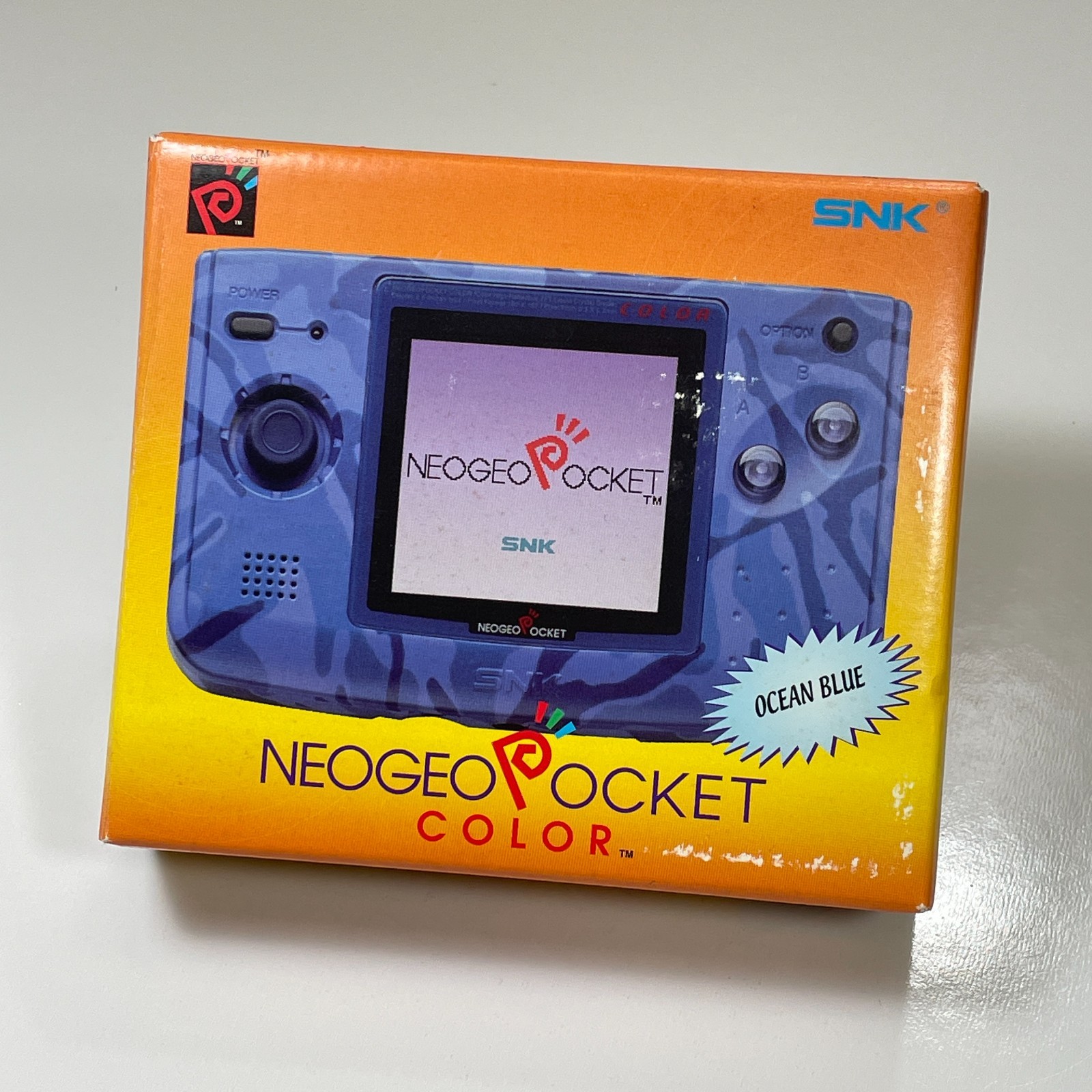 Neo Geo Pocket Color Ocean Blue CIB with Sonic The Hedgehog Game – WORKS