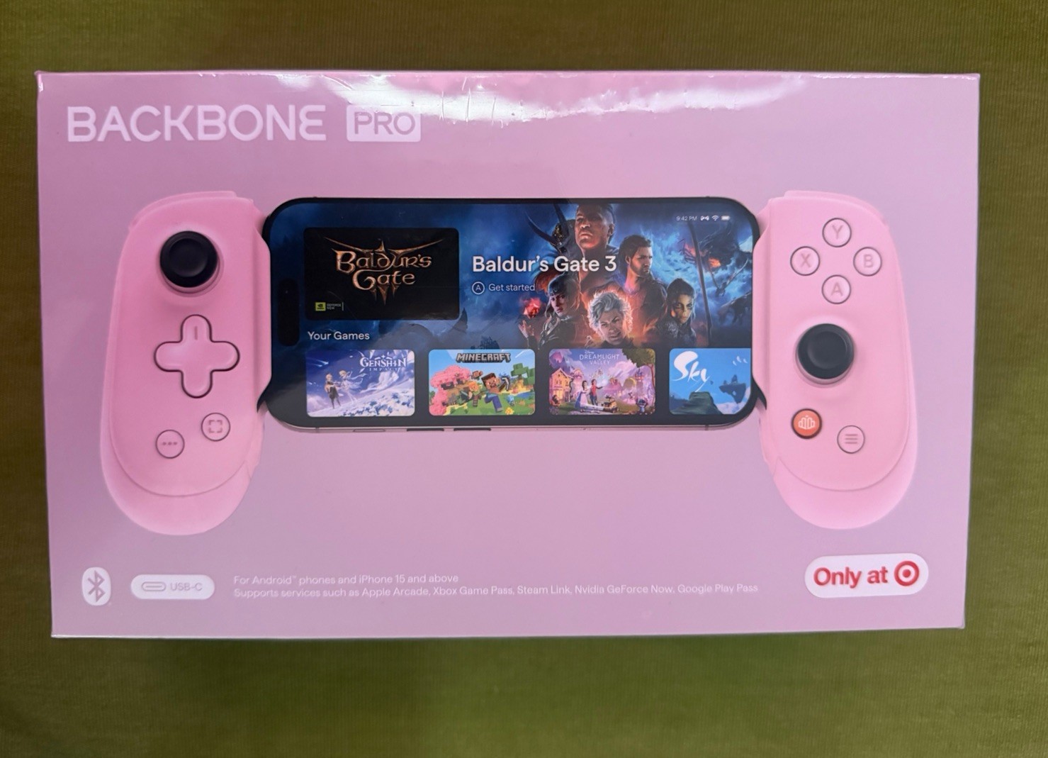 Backbone Pro Gaming Controller Multi-Platform Pink Color
