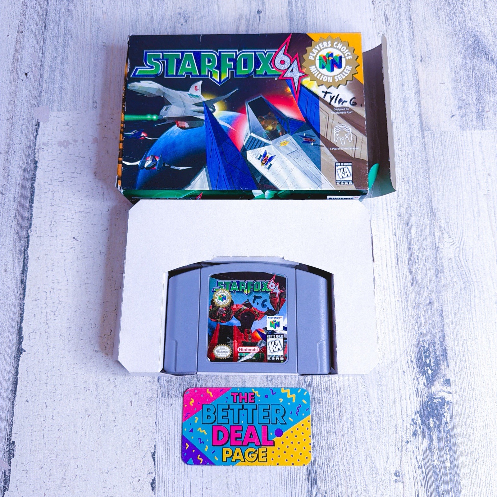 Star Fox 64 Box And Game Only Authentic Nintendo 64