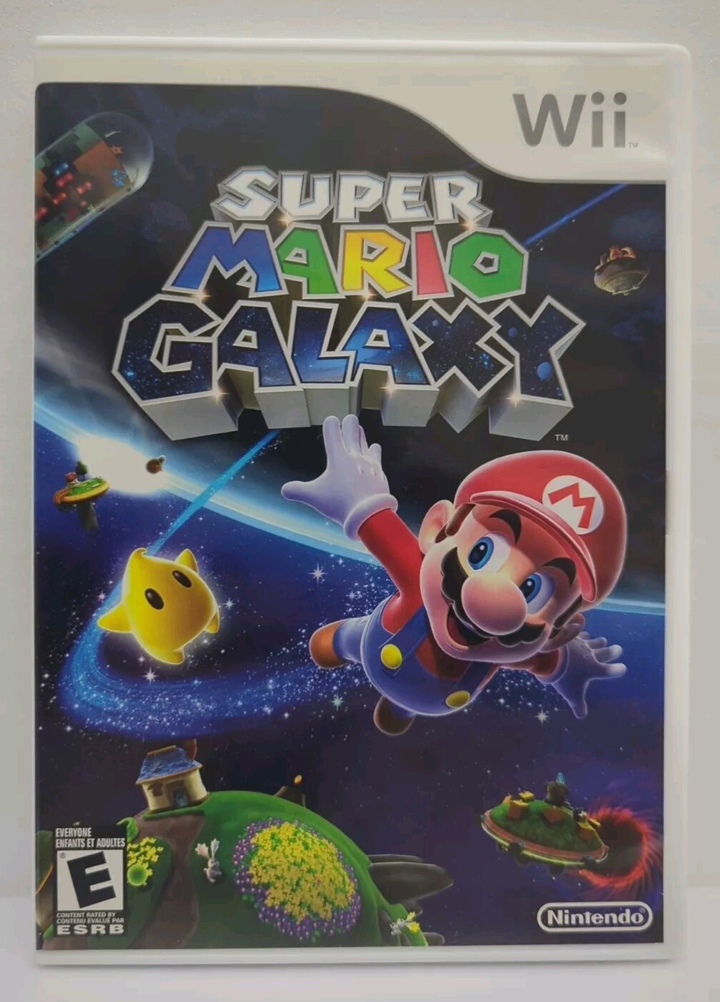 Super Mario Galaxy (Nintendo Wii, 2007) CIB, Original Label