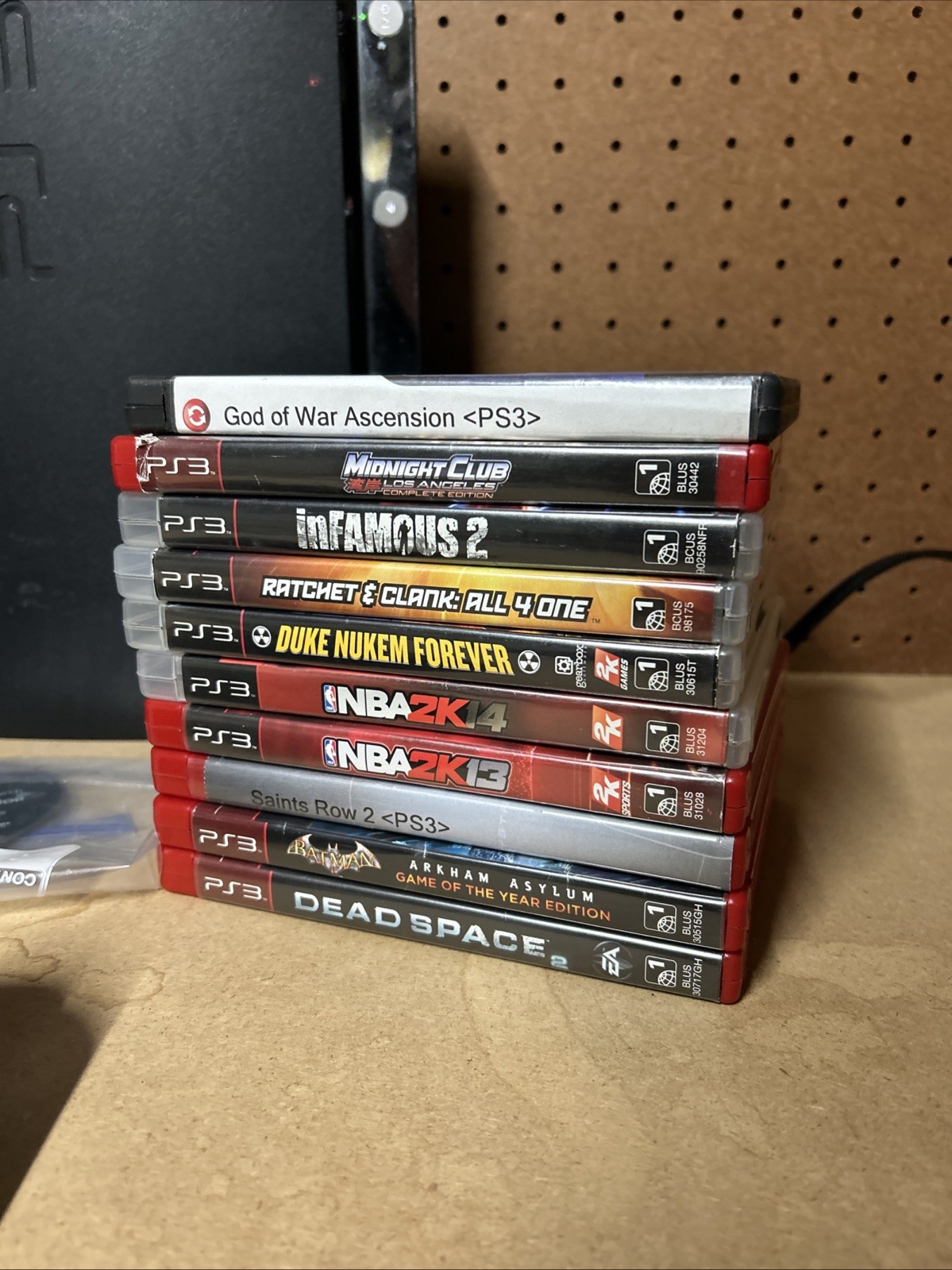 PS3 Slim 250GB Bundle 21 Games & 1 Controller – Tested – NO HDMI/Charge Cord