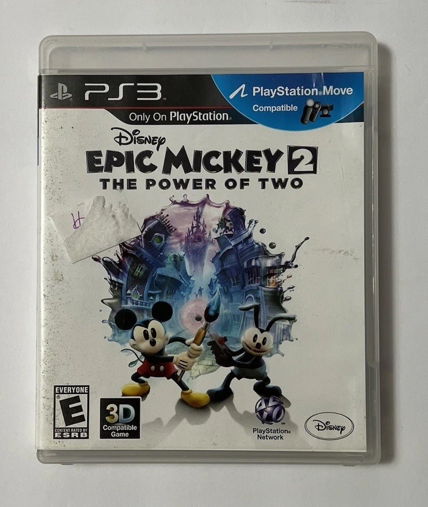 Epic Mickey 2: The Power of Two (Sony PlayStation 3, PS3) Complete Tested