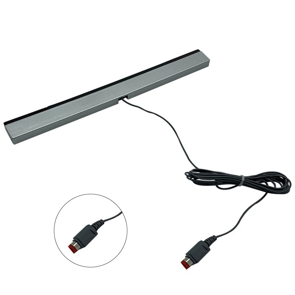 Wired Remote Motion Sensor Bar IR Infrared Ray Inductor for Nintendo Wii / Wii U