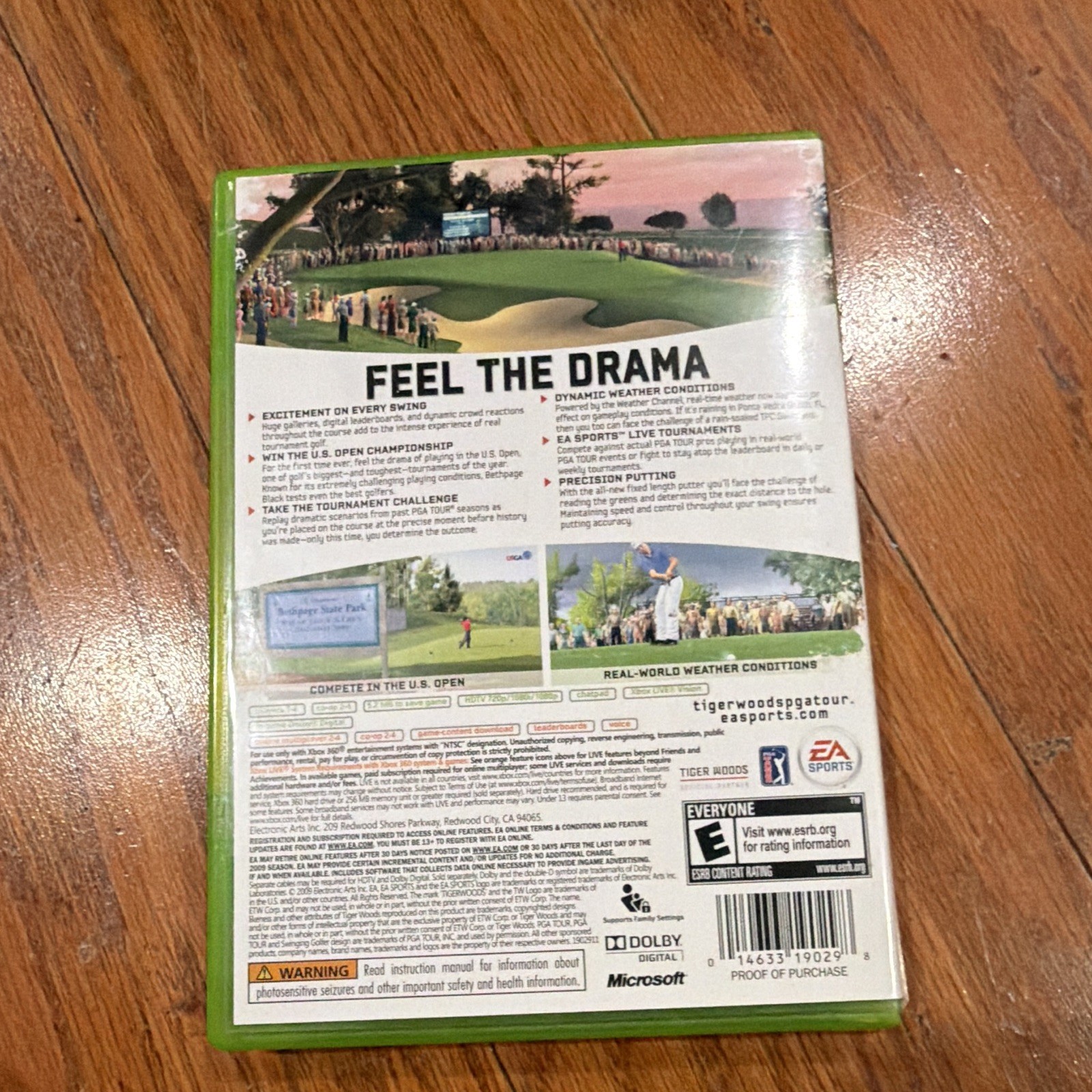 EA SPORTS Tiger Woods PGA Tour 10 (Xbox 360) w/ Manual E NTSC-U/C 2009