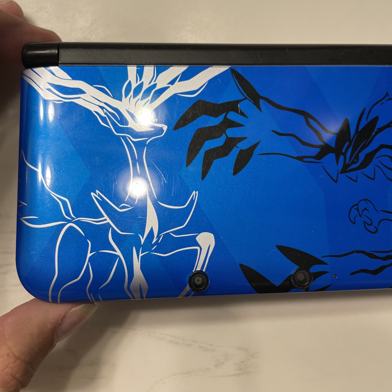 Tested USA VERSION Nintendo 3DS XL Pokémon X and Y blue version Handheld System