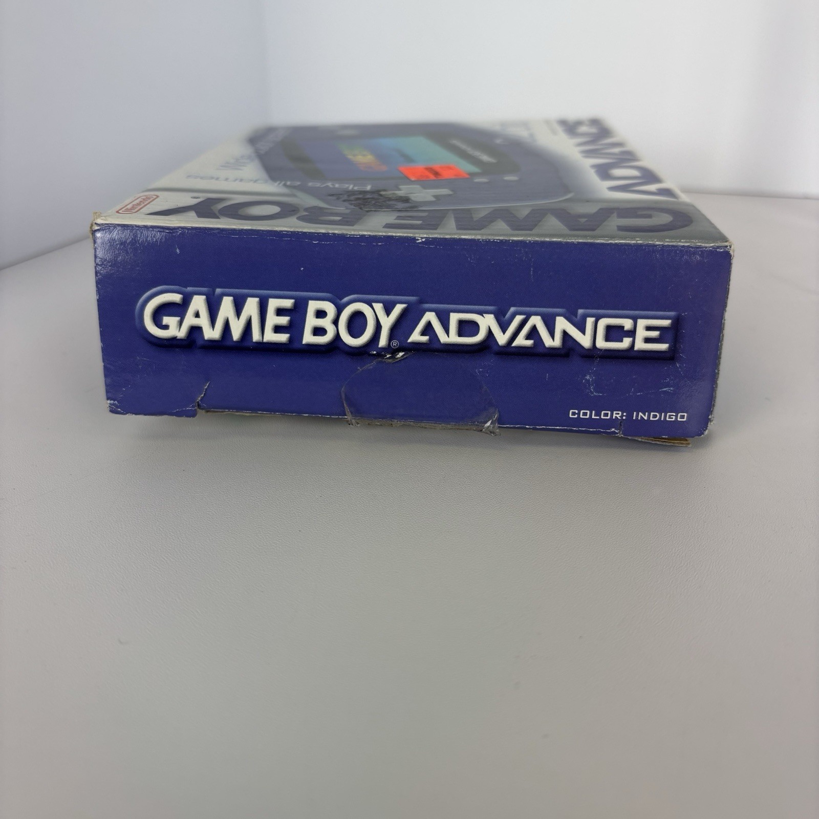 Gameboy Advance Purple Glacier BOX ONLY Authentic Nintendo