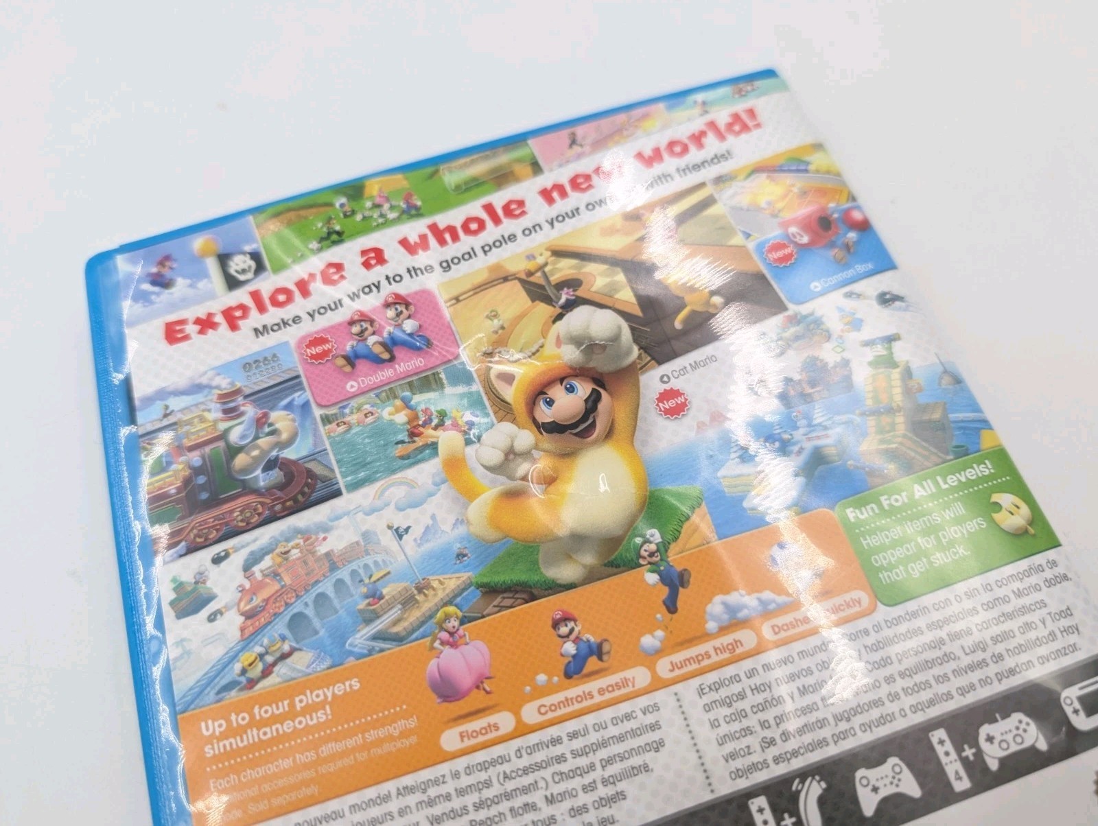 Super Mario 3D World (Nintendo Wii U, 2013) (260147)