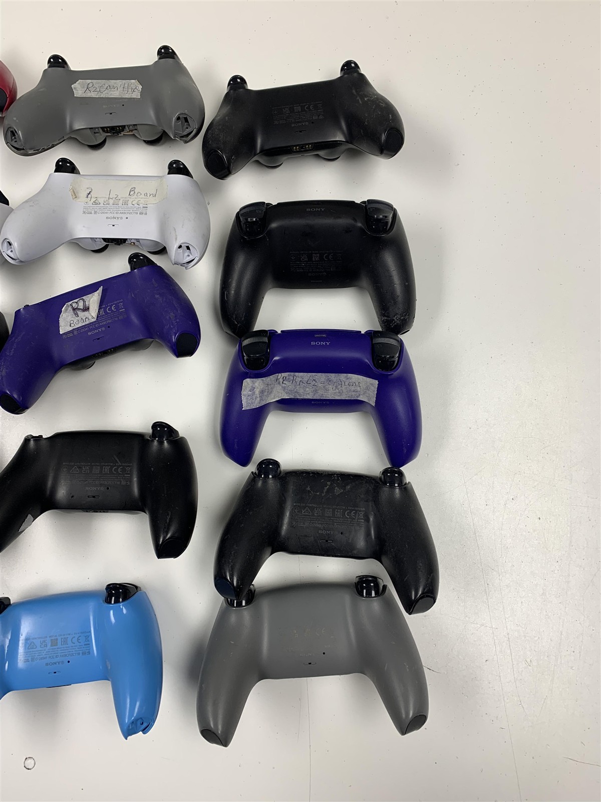 Bulk Lot 20 Sony PS5 DualSense Controllers Broken Parts Repair Wholesale