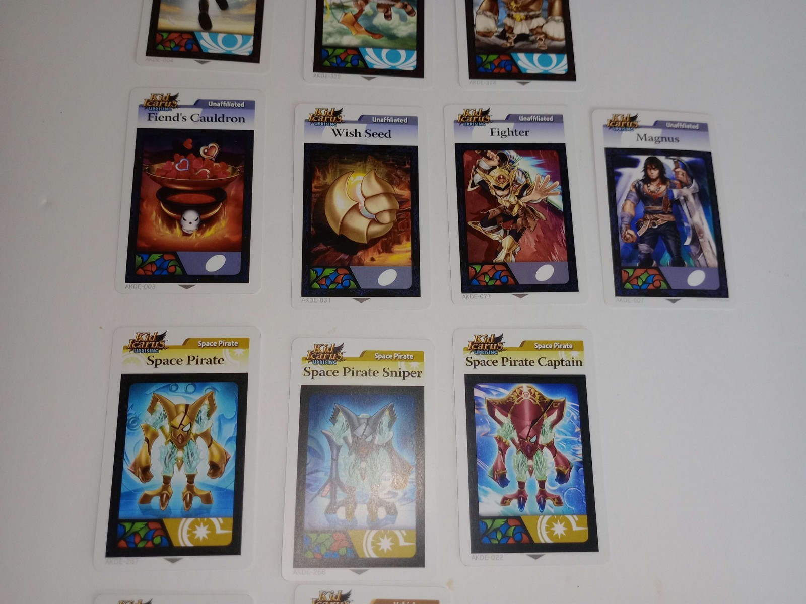 Nintendo 3DS Kid Icarus Uprising AR Cards Lot 18 Count Excellent Condition