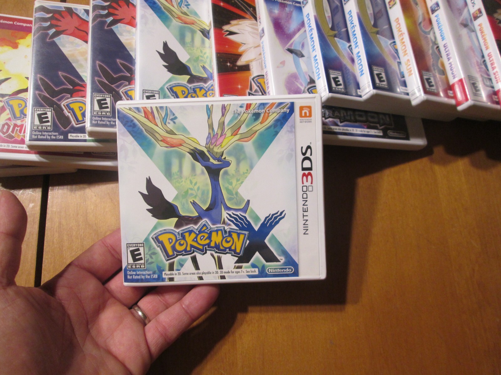 EMPTY CASE Pokémon X Nintendo 3DS COMPLETE W/ MANUAL AUTHENTIC POKEMON