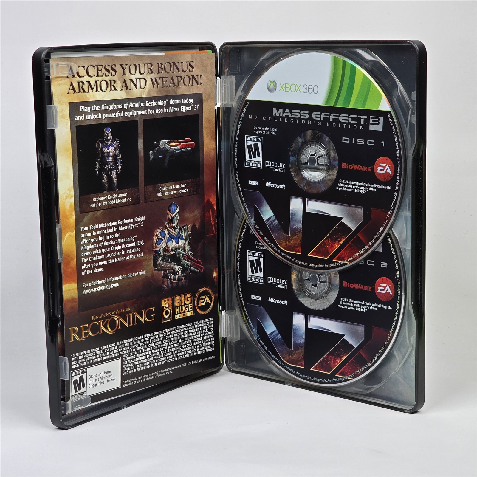 Mass Effect 3: N7 Collector’s Edition (Xbox 360) CIB COMPLETE