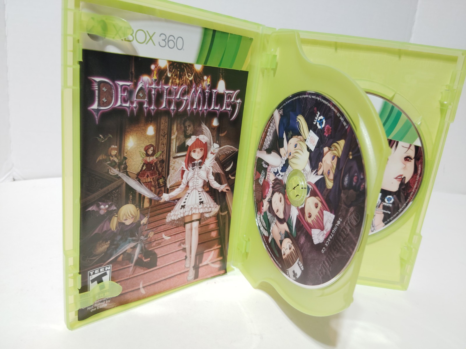 Deathsmiles for Xbox 360 US Complete CIB= Manual Soundtrack CD Tested! Fast Ship
