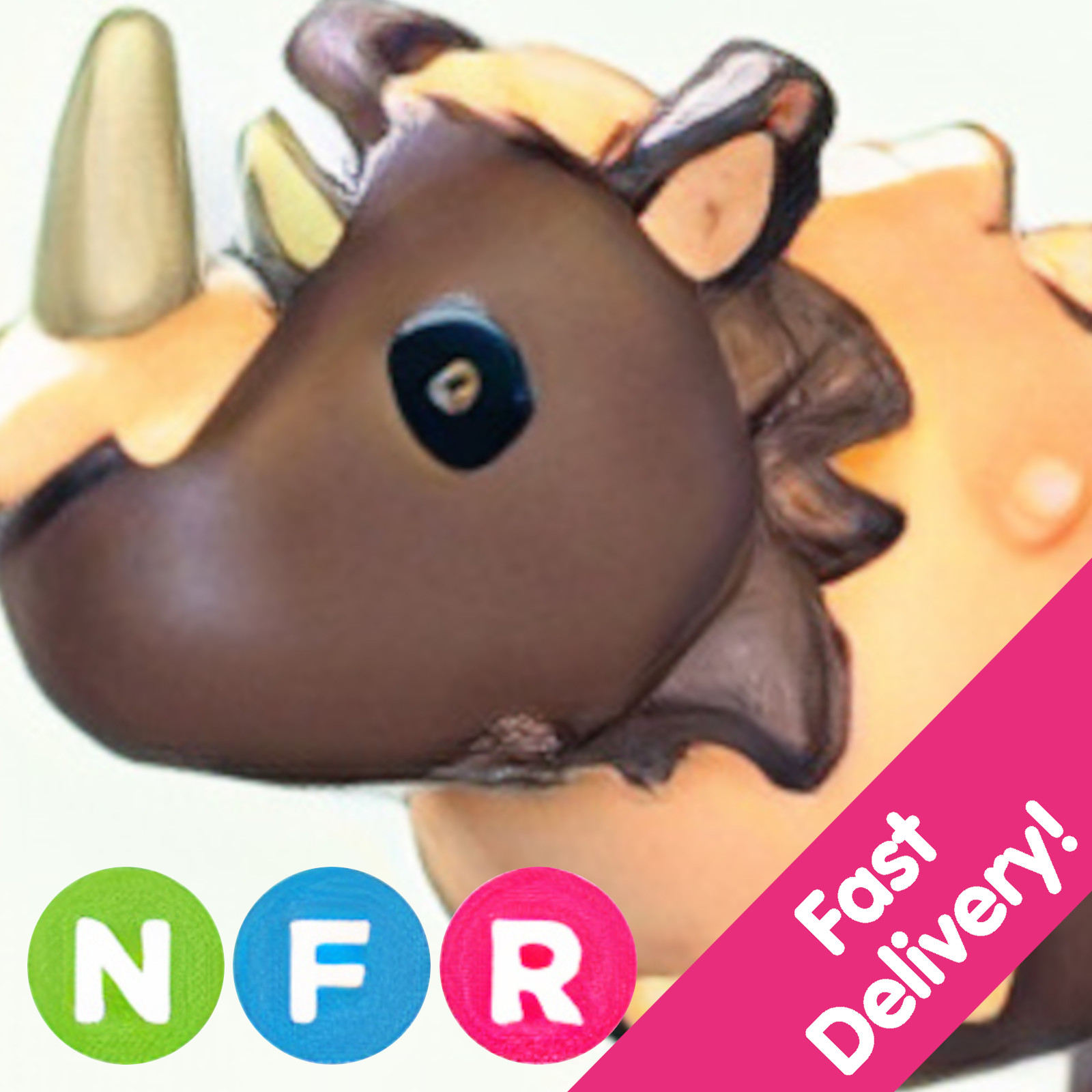 Woolly Rhino ✨ Neon Fly Ride NFR ✨ US Seller Adopt From Me Today