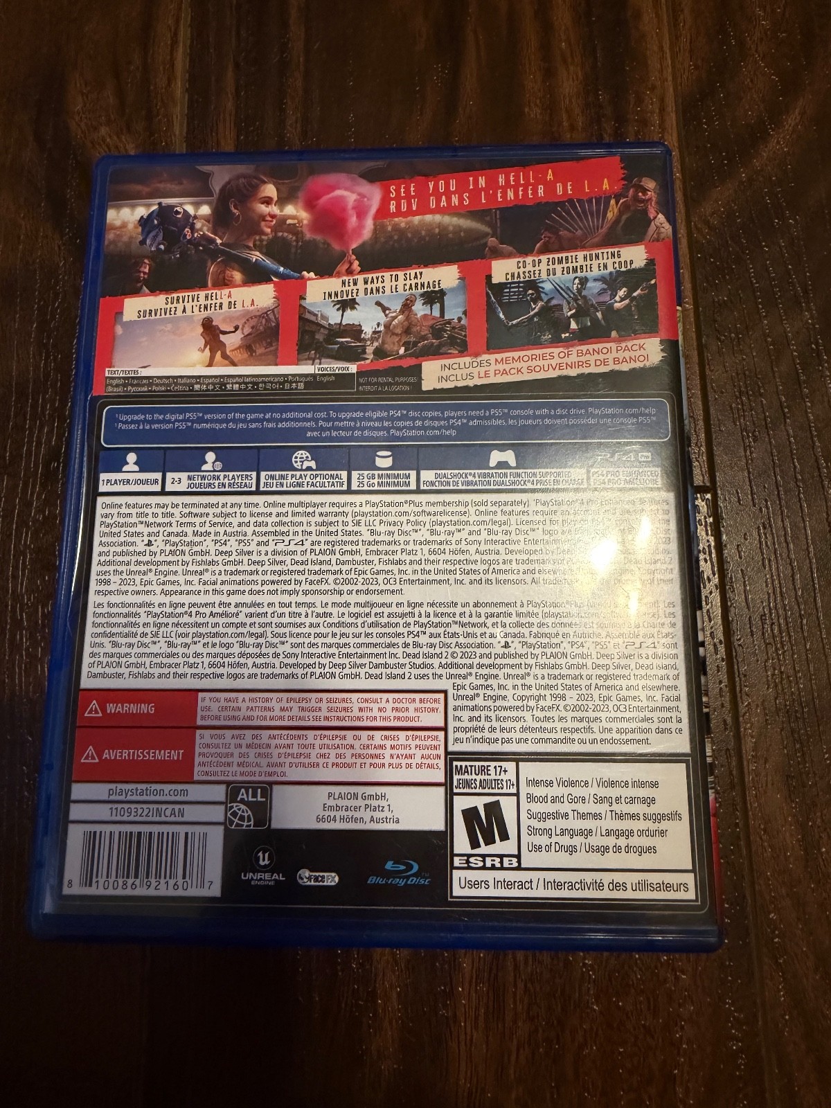 2023 Dead Island 2 Day One Edition PS4