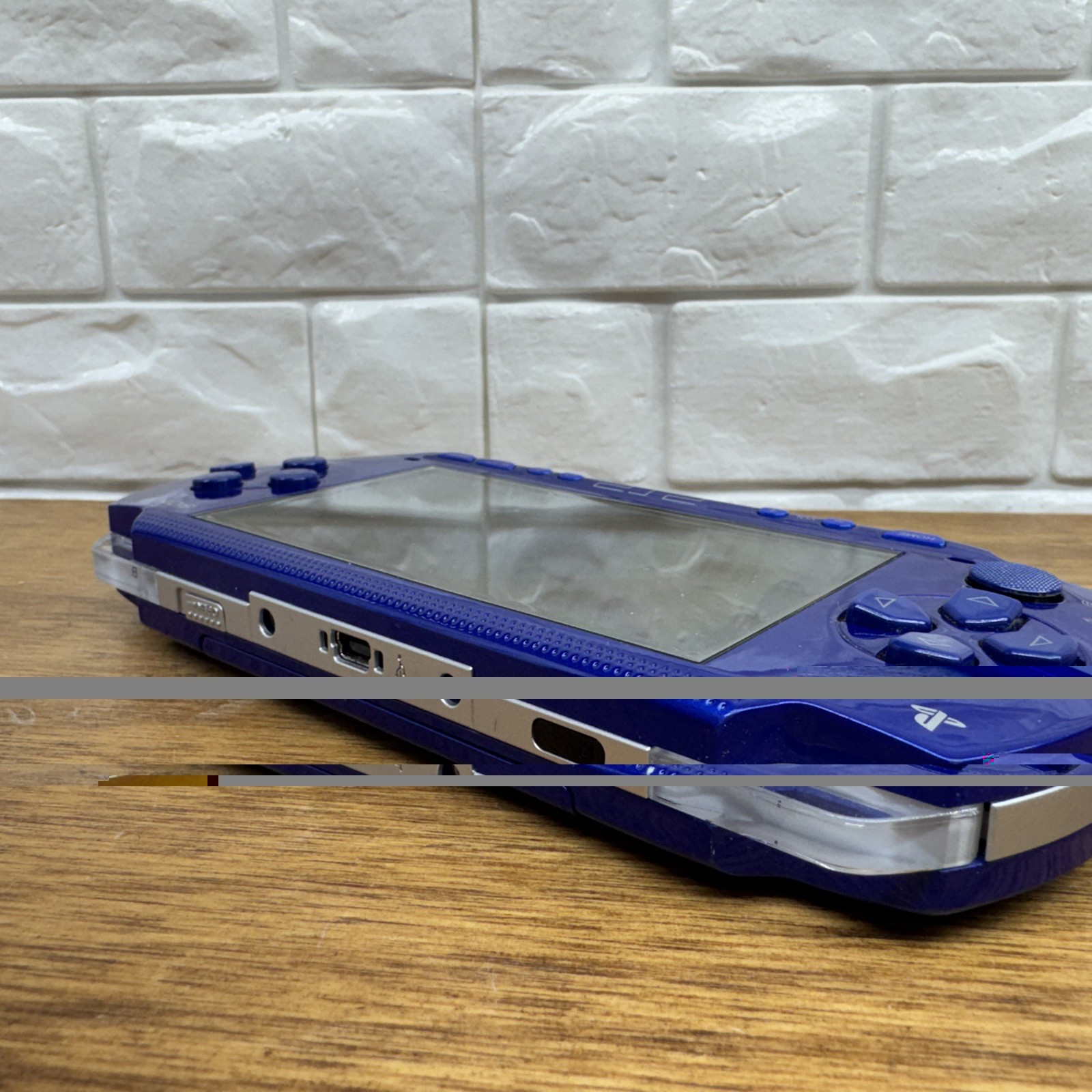 Sony Playstation PSP 1000 Blue Handheld System Console For Parts Repair