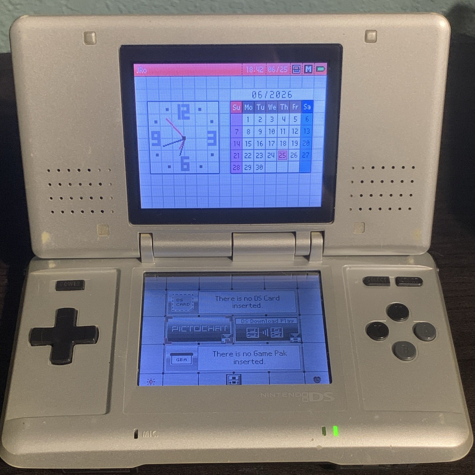 USED OG Nintendo DS US Console Bundle w/ 7 Games, Tested & Working