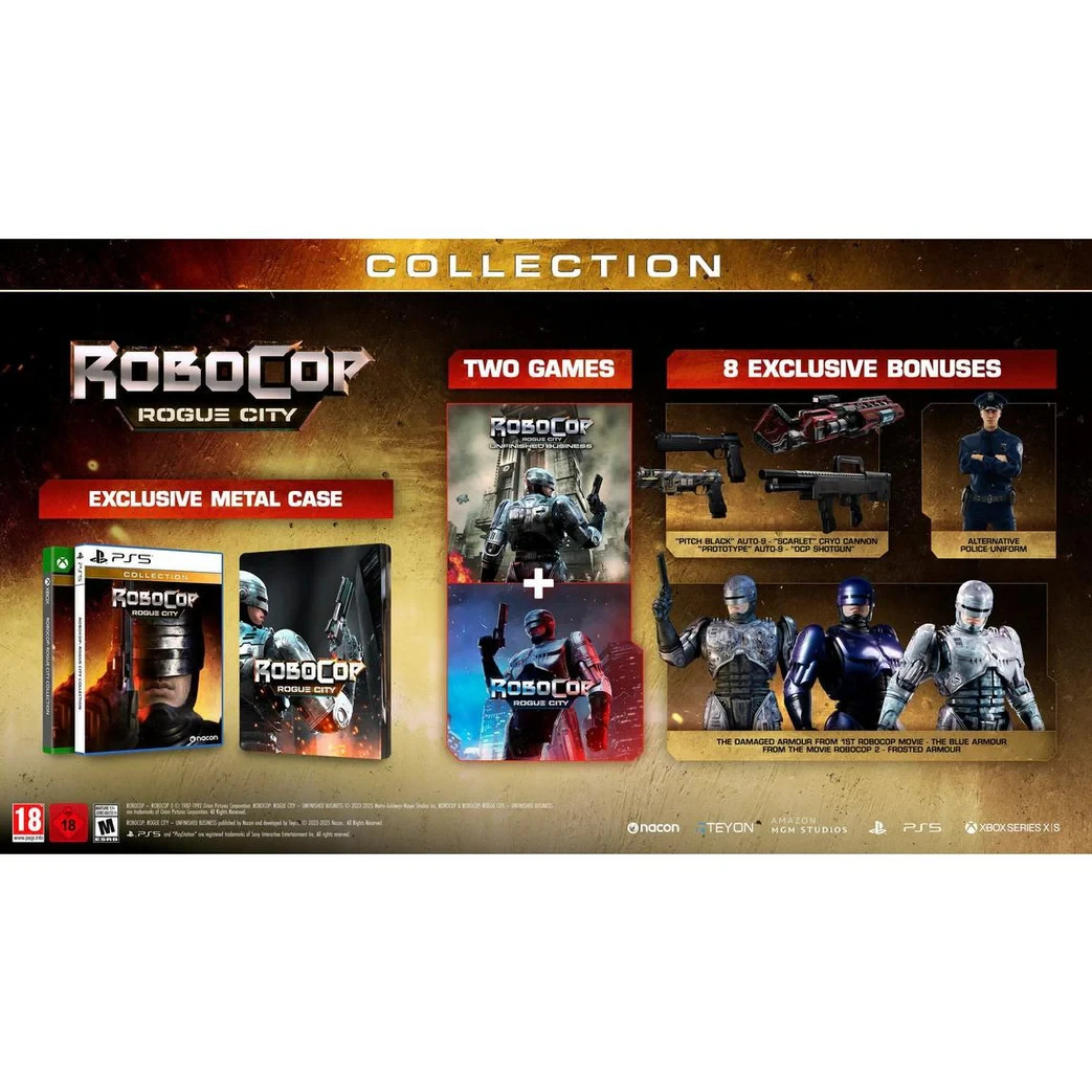 Robocop Rogue City Collection | W/ Steelbook – Playstation 5 – Brand New