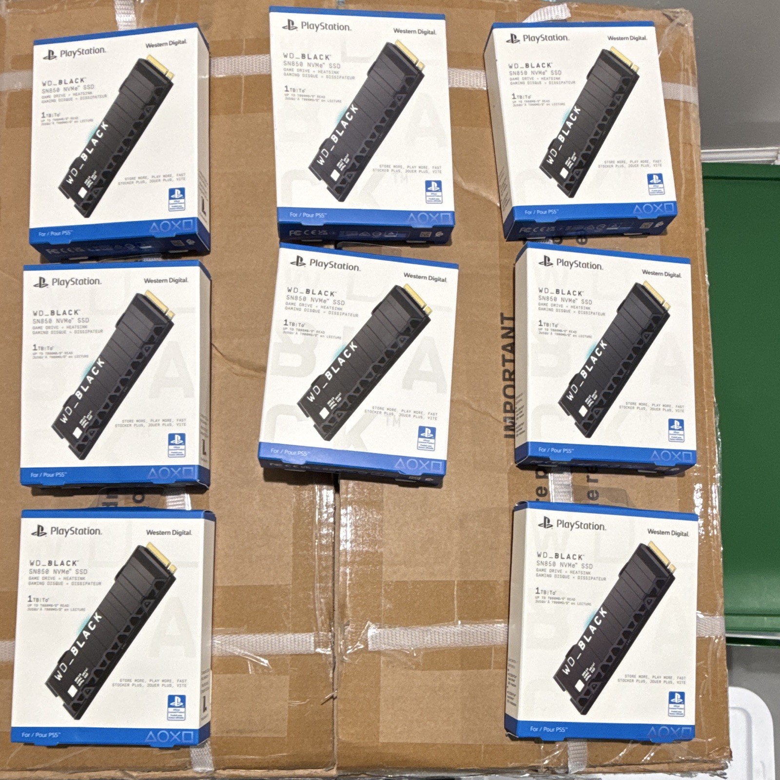 Western Digital WD_BLACK SN850 1TB NVMe M.2 SSD w/ Heatsink for PS5