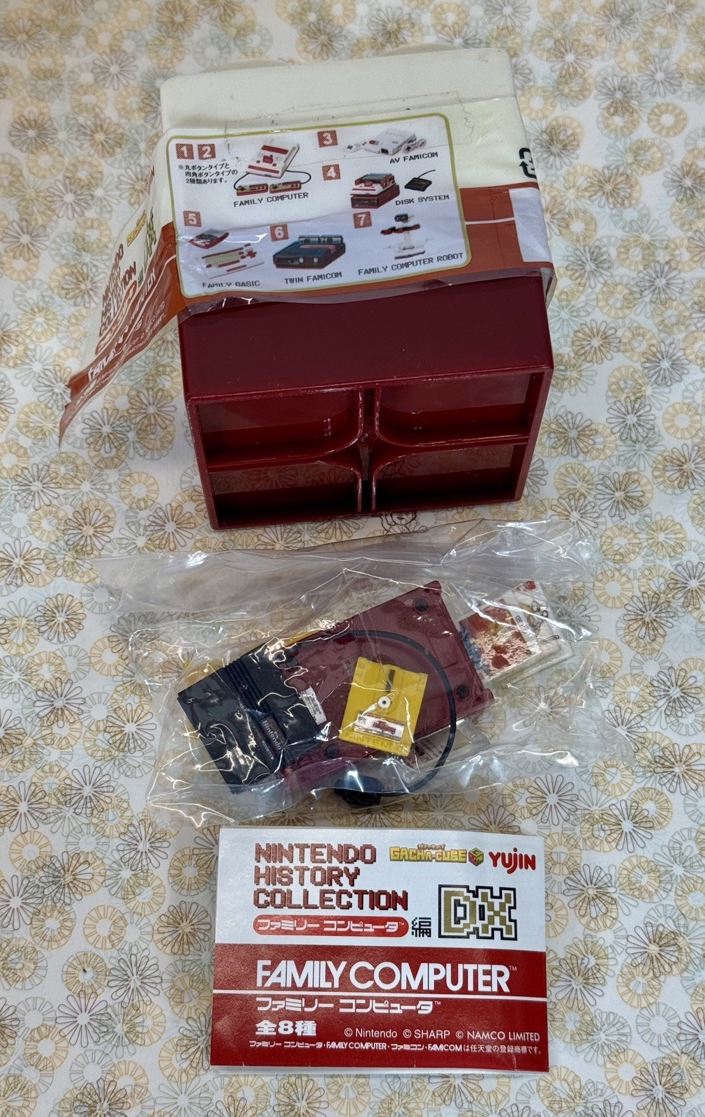 RARE Japanese Gashapon Mini Famicom – Nintendo History Collection DX Blind Box