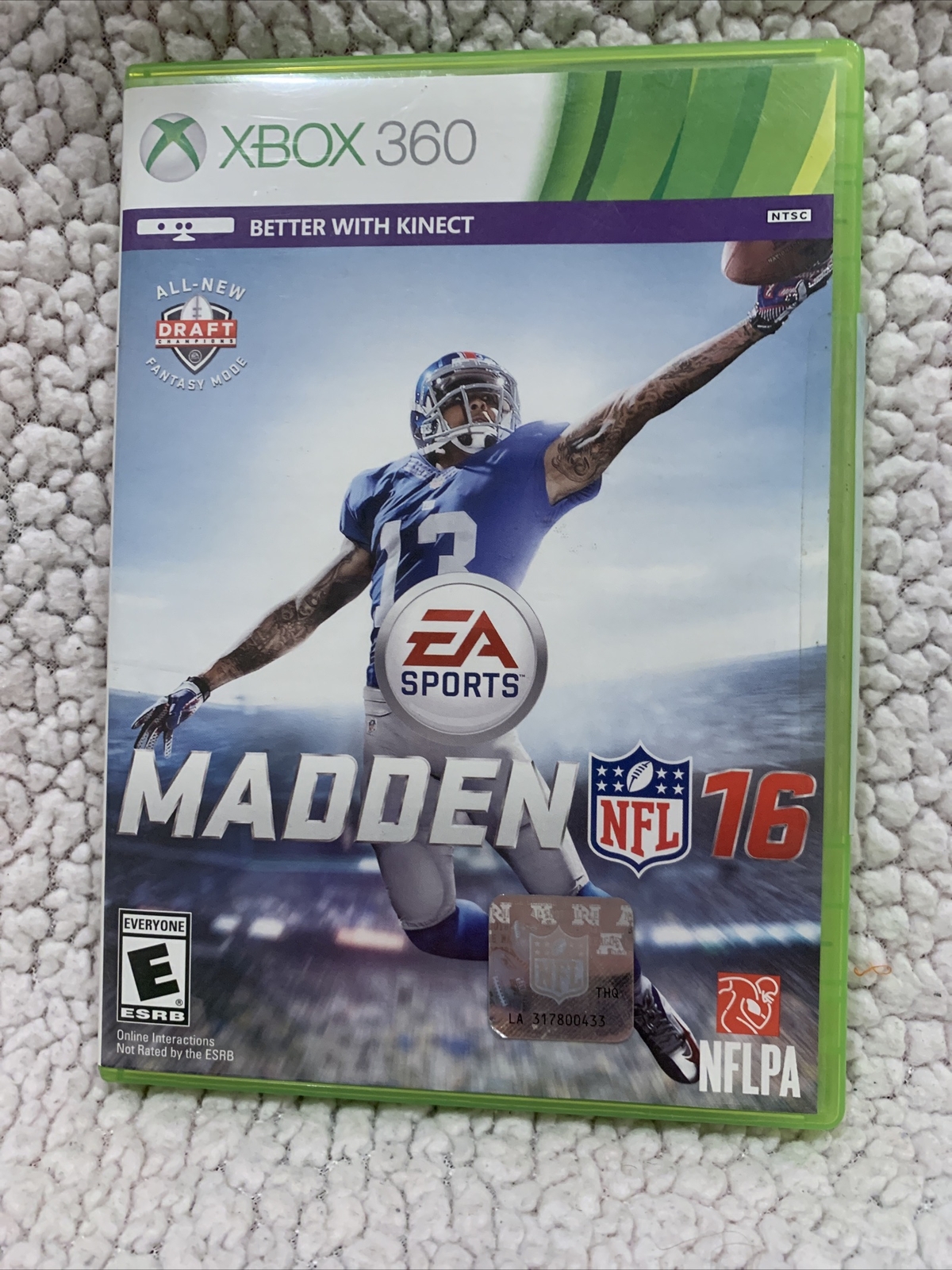 Madden NFL 16 – Xbox 360 Game – Better With Kinect Case, Game, Ads