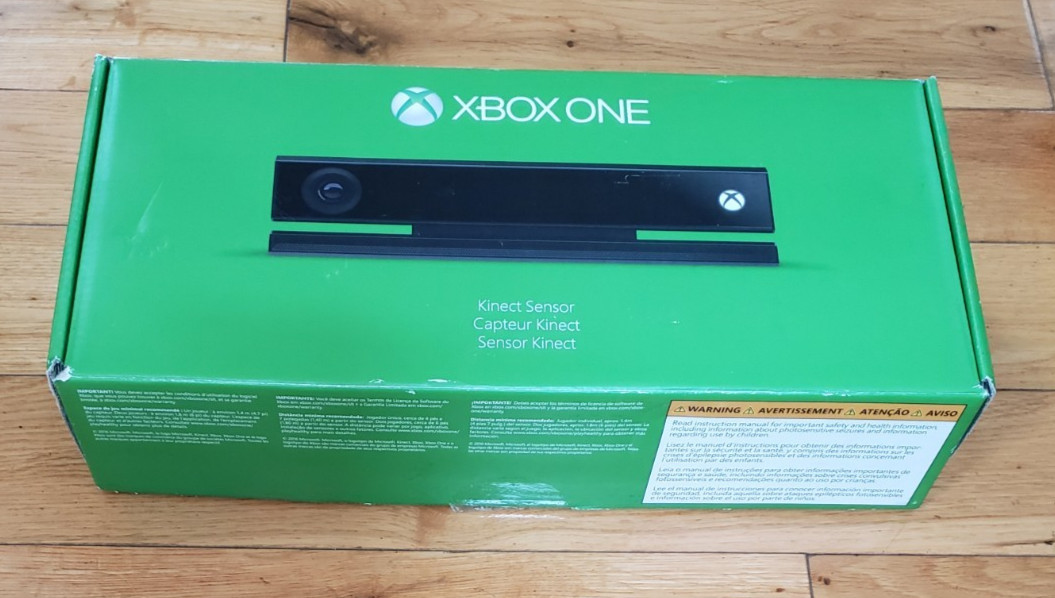 Microsoft Xbox One Kinect w/ Adapter 1637 for Xbox One S & PC Windows IOB TESTED