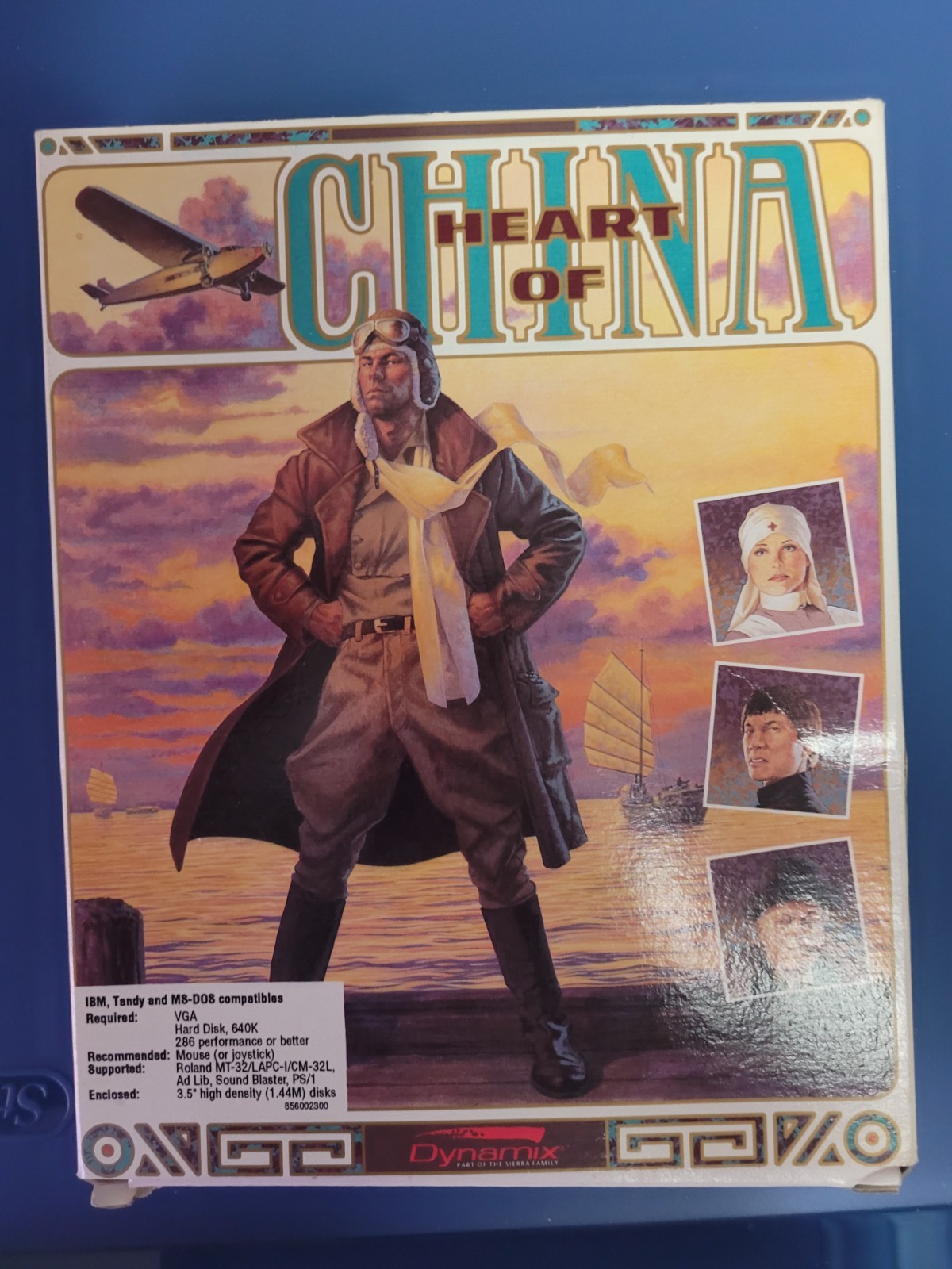 Heart of China (PC, 1991) CIB Big Box Slash Variant