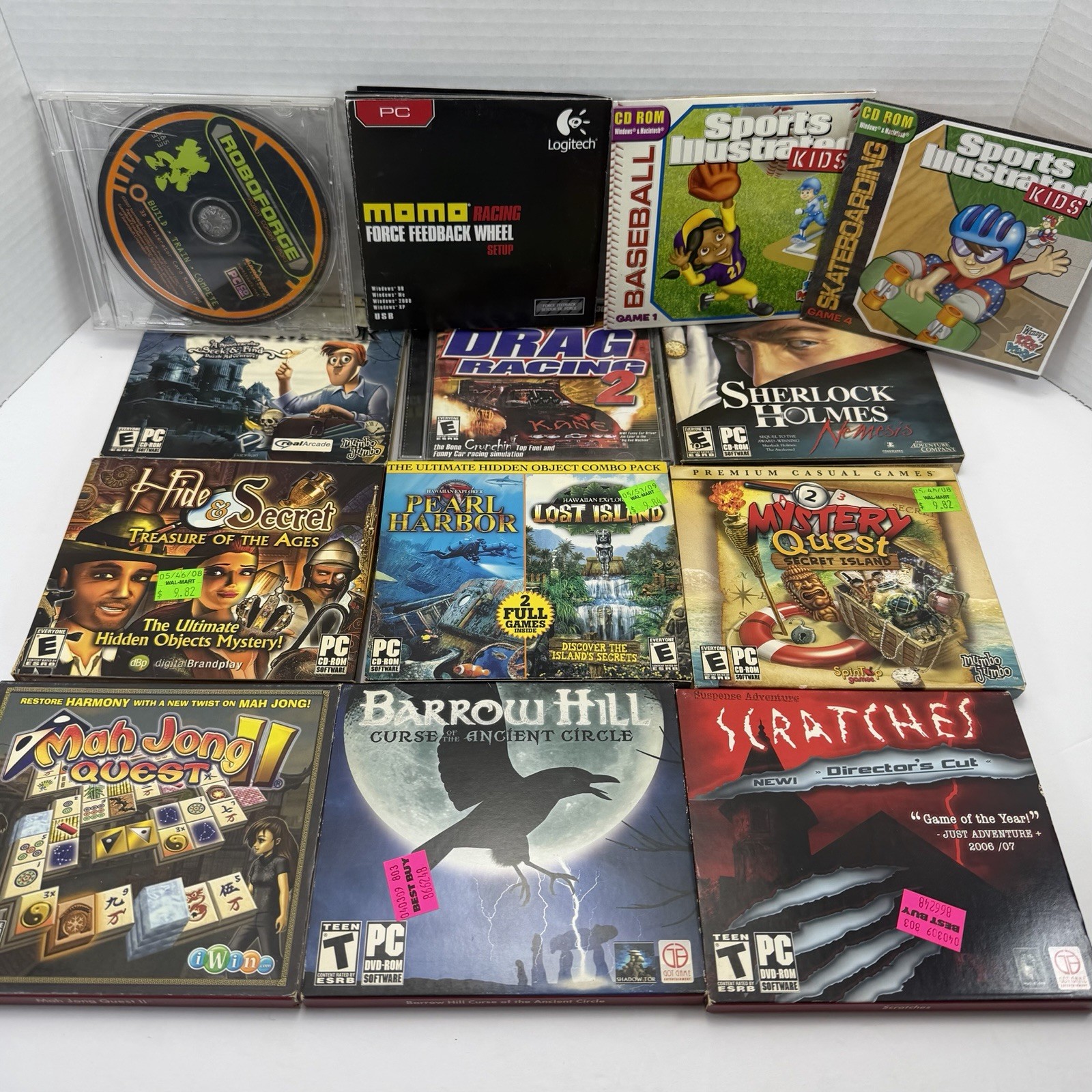 2000s PC CD Games 13 Used Open Lot Of 13 Games