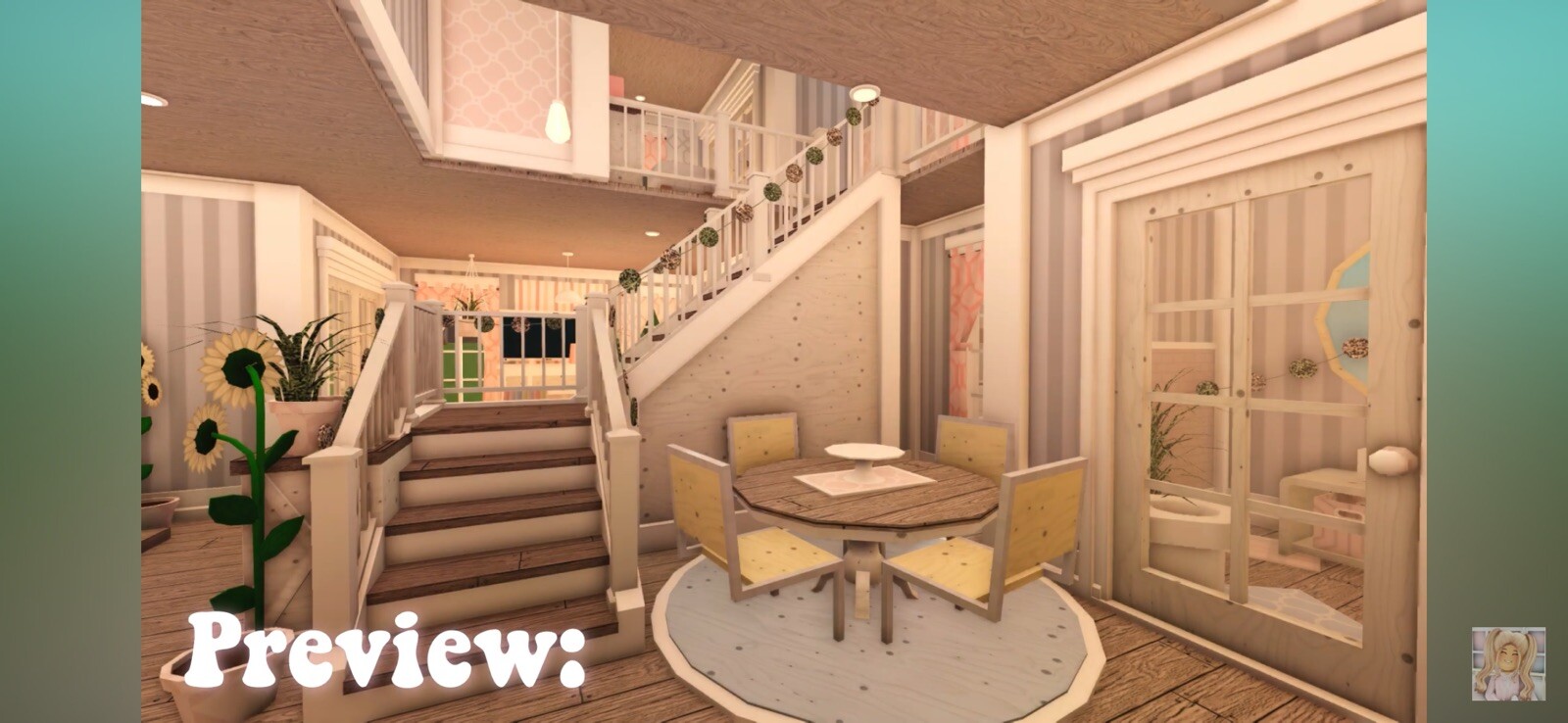 BLOXBURG SPRING COTTAGECORE FAMILY HOUSE.FAST BUILDER CHEAP SERVICE