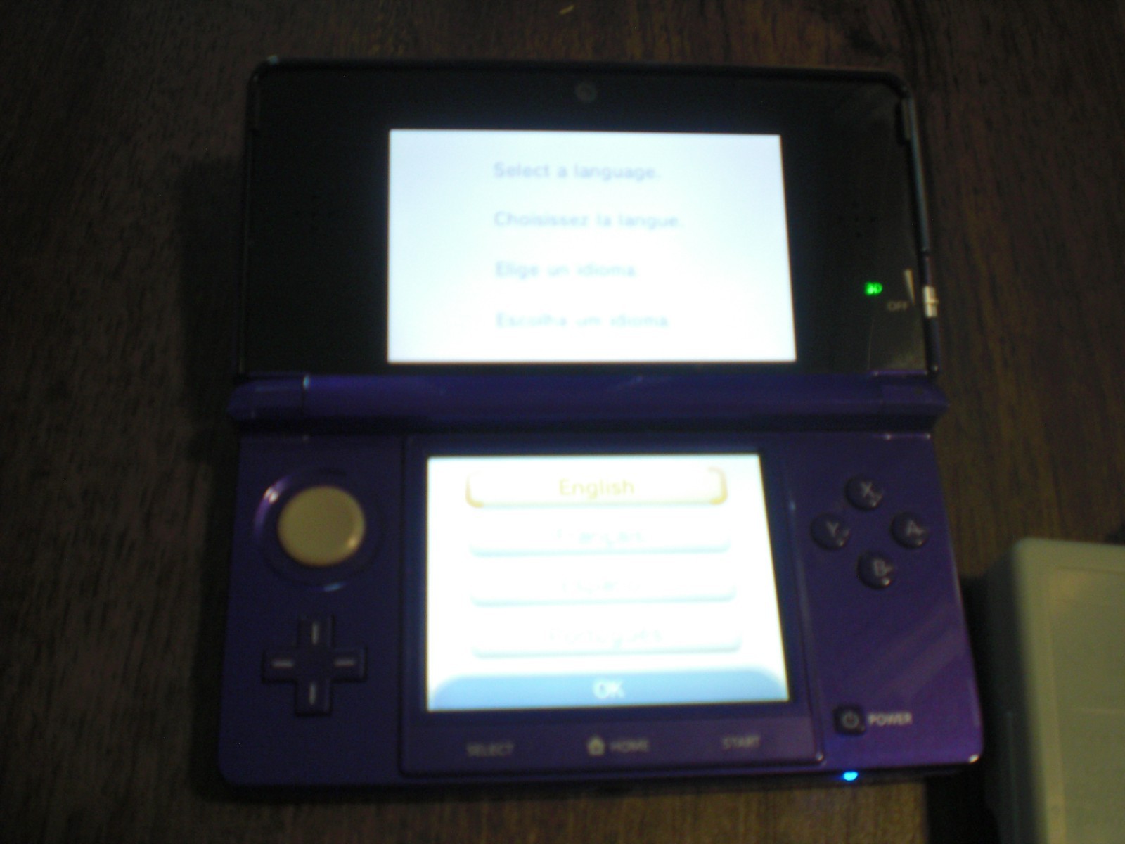 Nintendo 3DS Console PURPLE Console System US USA Version NTSC TESTD Play DS 3DS