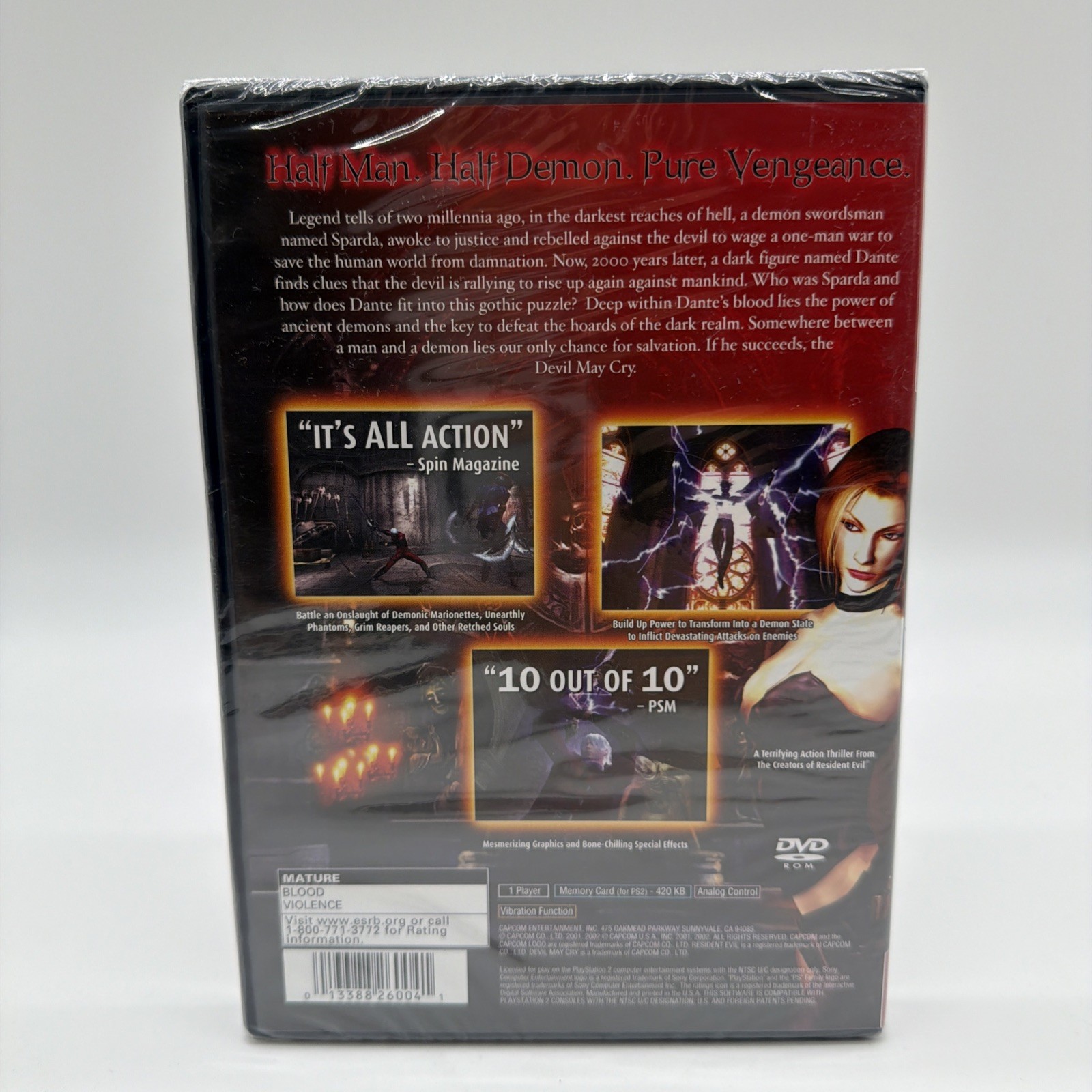 🔥Devil May Cry – Sony PlayStation 2 Sealed Brand New
