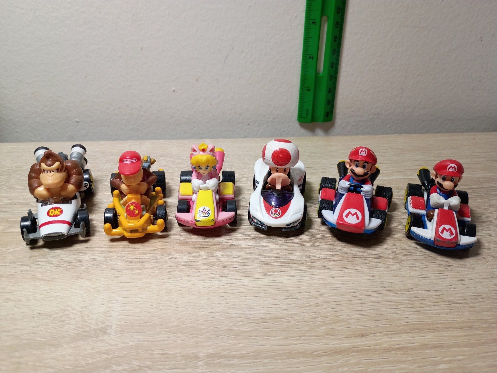 *FREE SHIP* 6-PK Super Mario Kart Hot Wheels Donkey Diddy Kong Cat Peach Toad