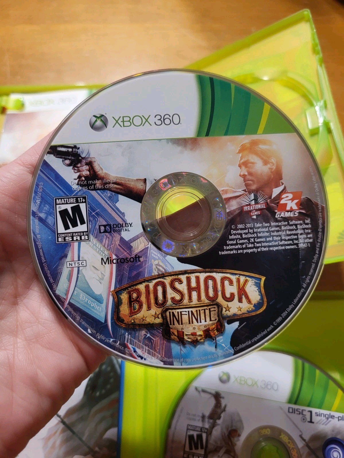 LOT of 2 Microsoft Xbox 360 Assassin’s Creed III 3 & Bioshock Infinite COMPLETE