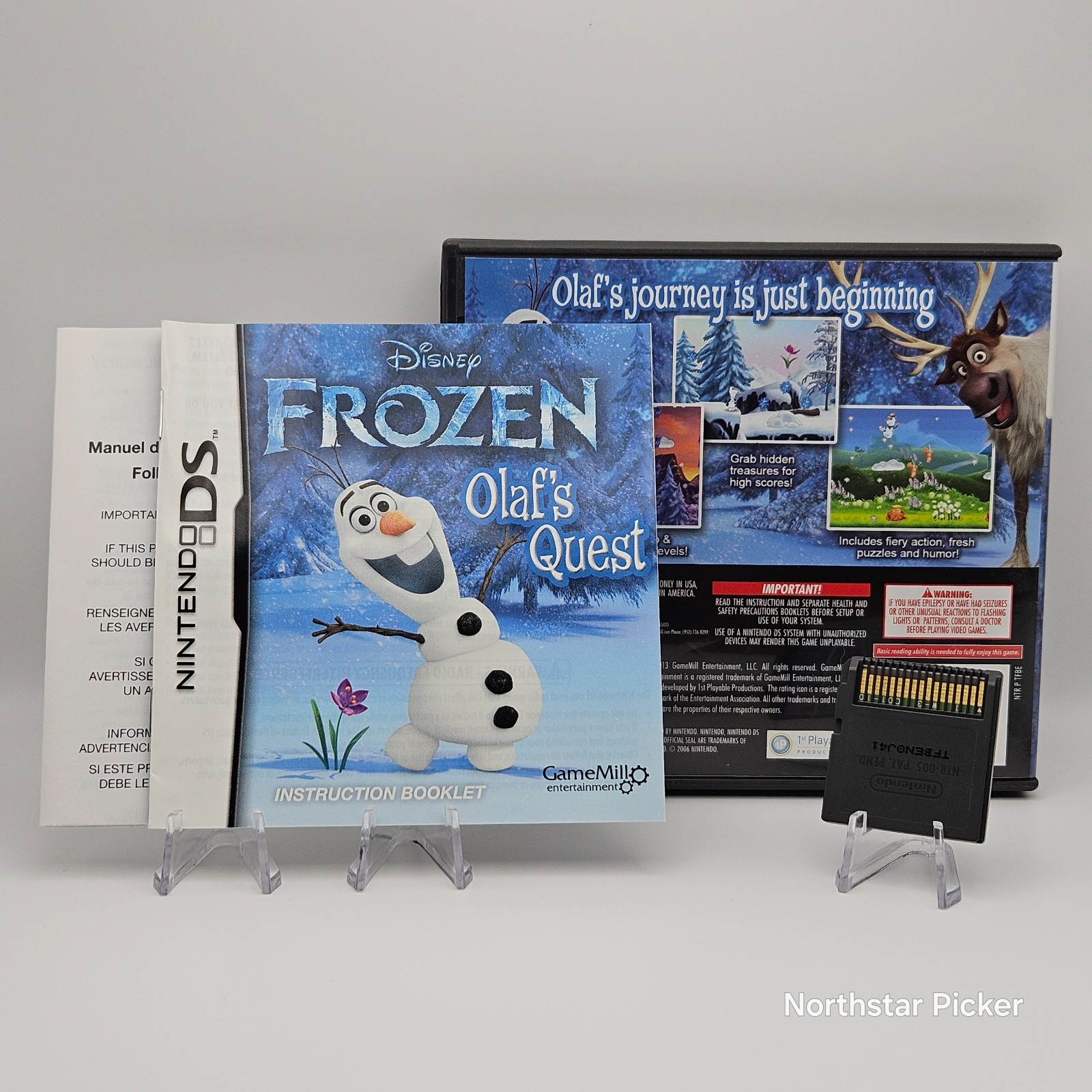 Frozen: Olaf’s Quest (Nintendo DS, 2013) Complete | CIB | Tested/Works