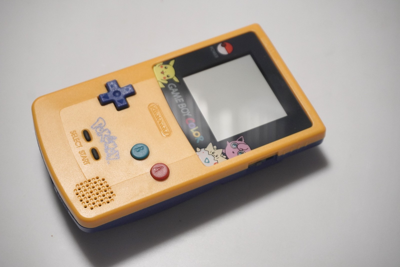 Gameboy Color Pikachu Pokémon Center Re-shell console US Seller