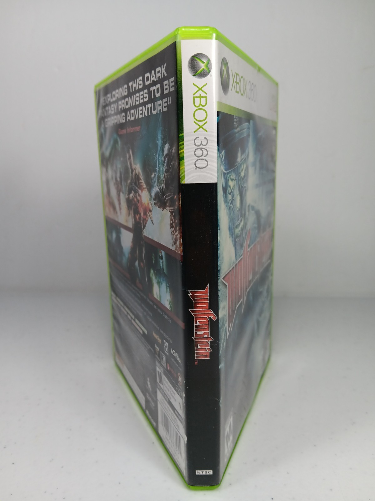 Wolfenstein (Microsoft Xbox 360, 2009) Complete Tested Damaged Artwork On Back