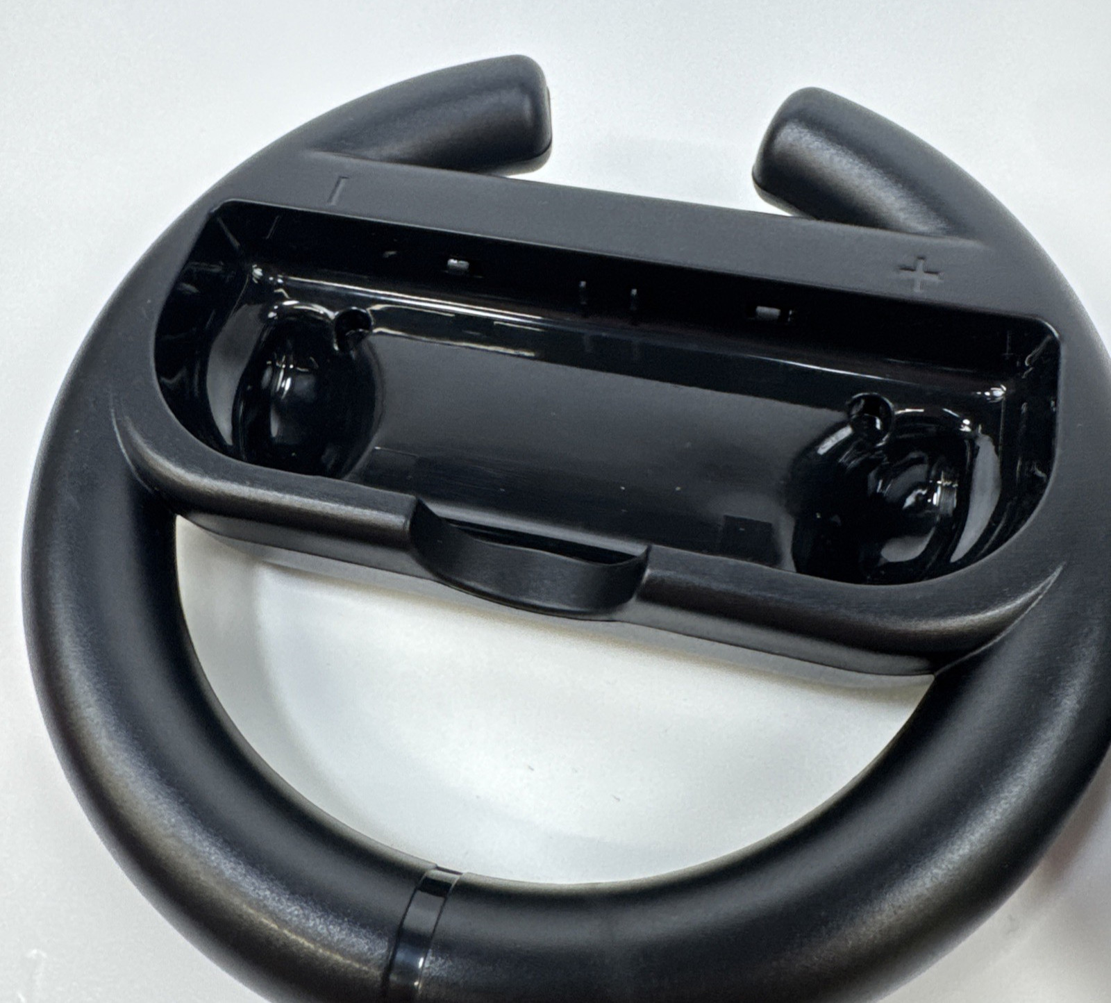 Black Steering Wheel Set for Nintendo Switch Joy-Con Mario Kart (Unbranded)
