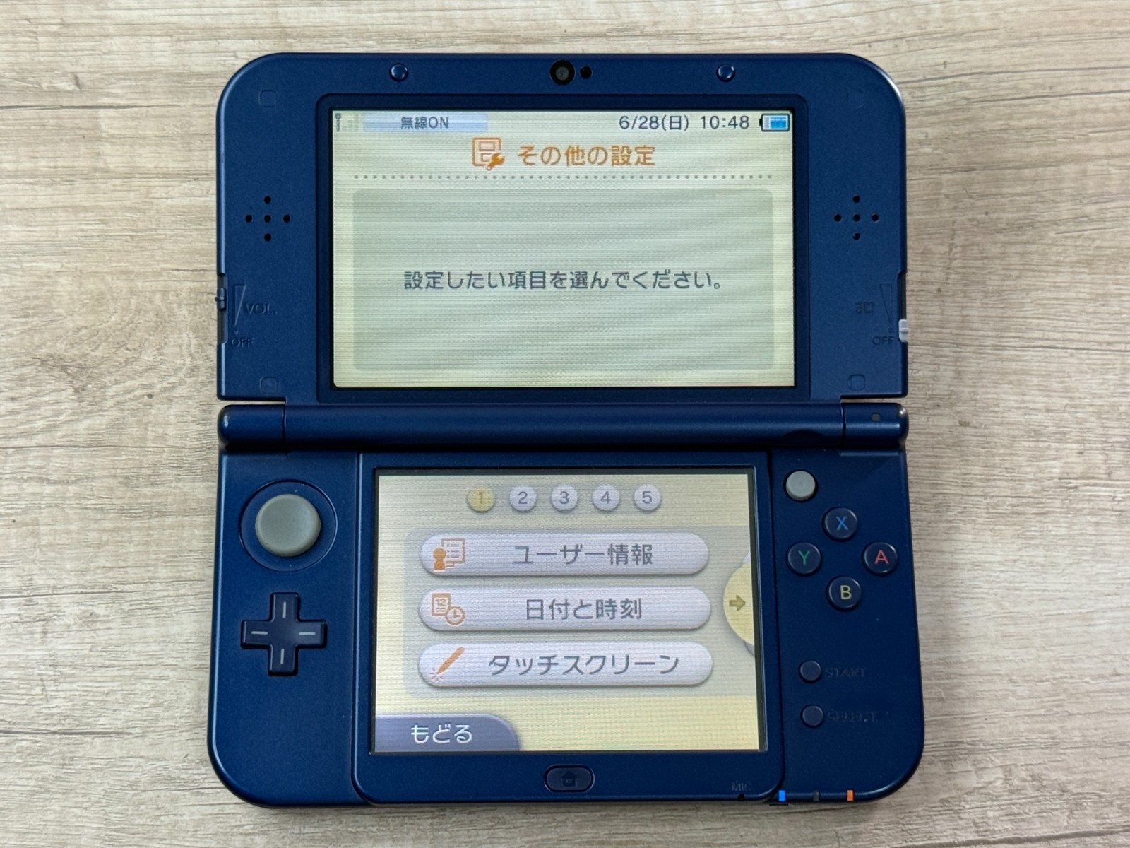 IPS Nintendo New 3DS XL Metallic Blue Console IPS Top Tested R5861