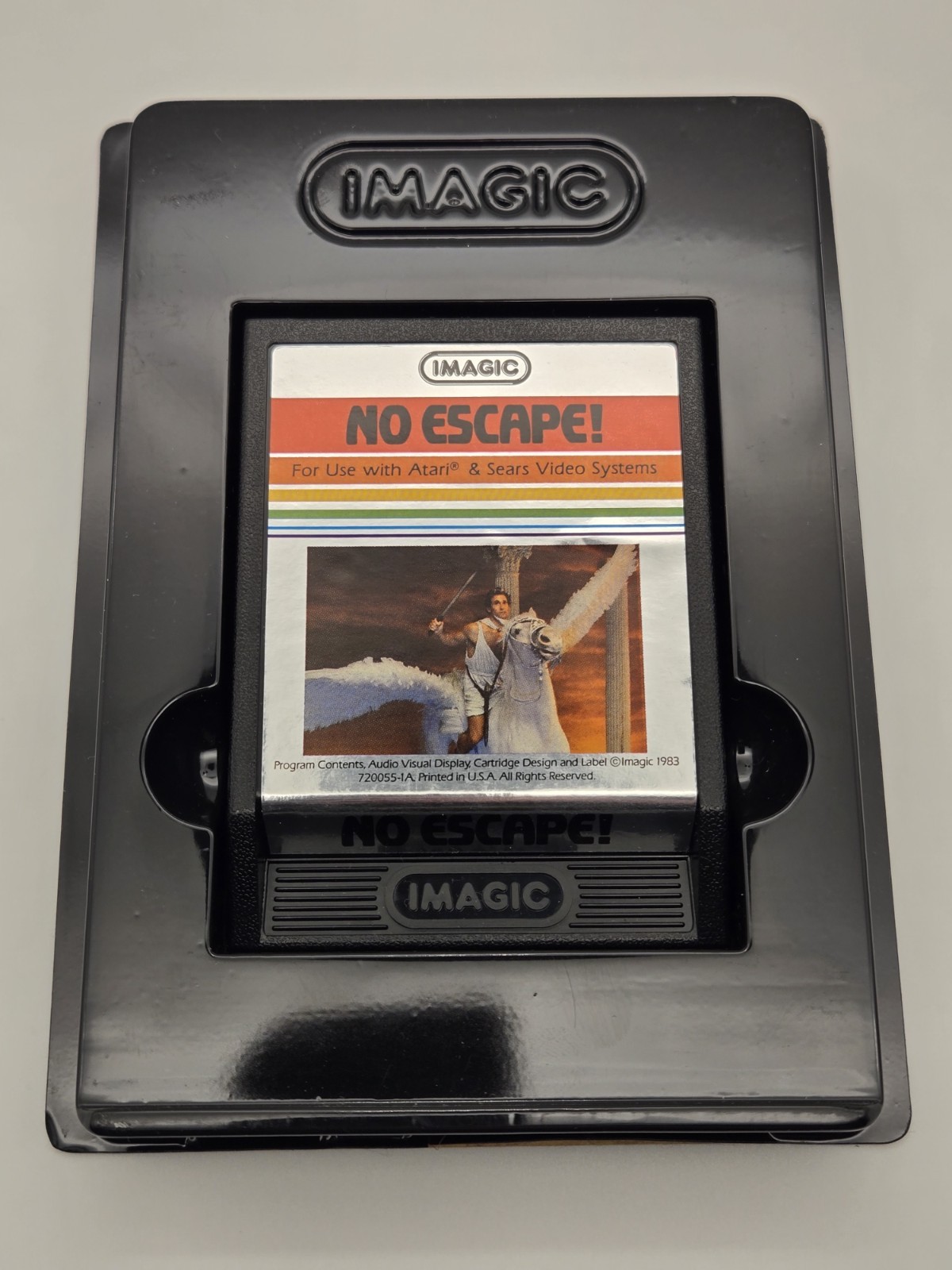 Atari 2600 Video Game No Escape!, Complete CIB, 1983 Imagic, tested and working
