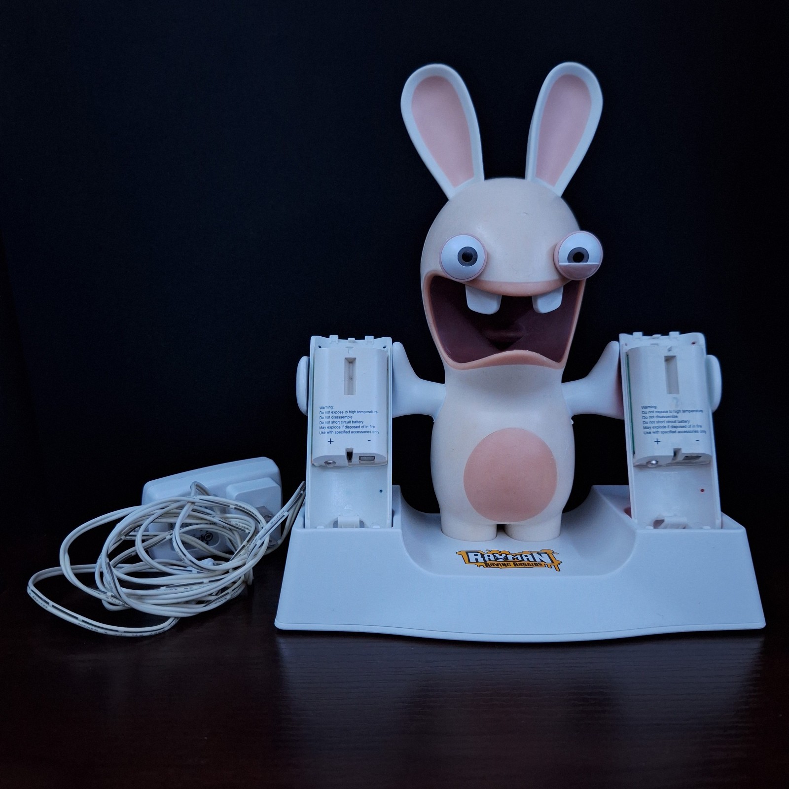 Rayman Raving Rabbids Wii Remote Controller Charger – FOR PARTS/NOT WORKING