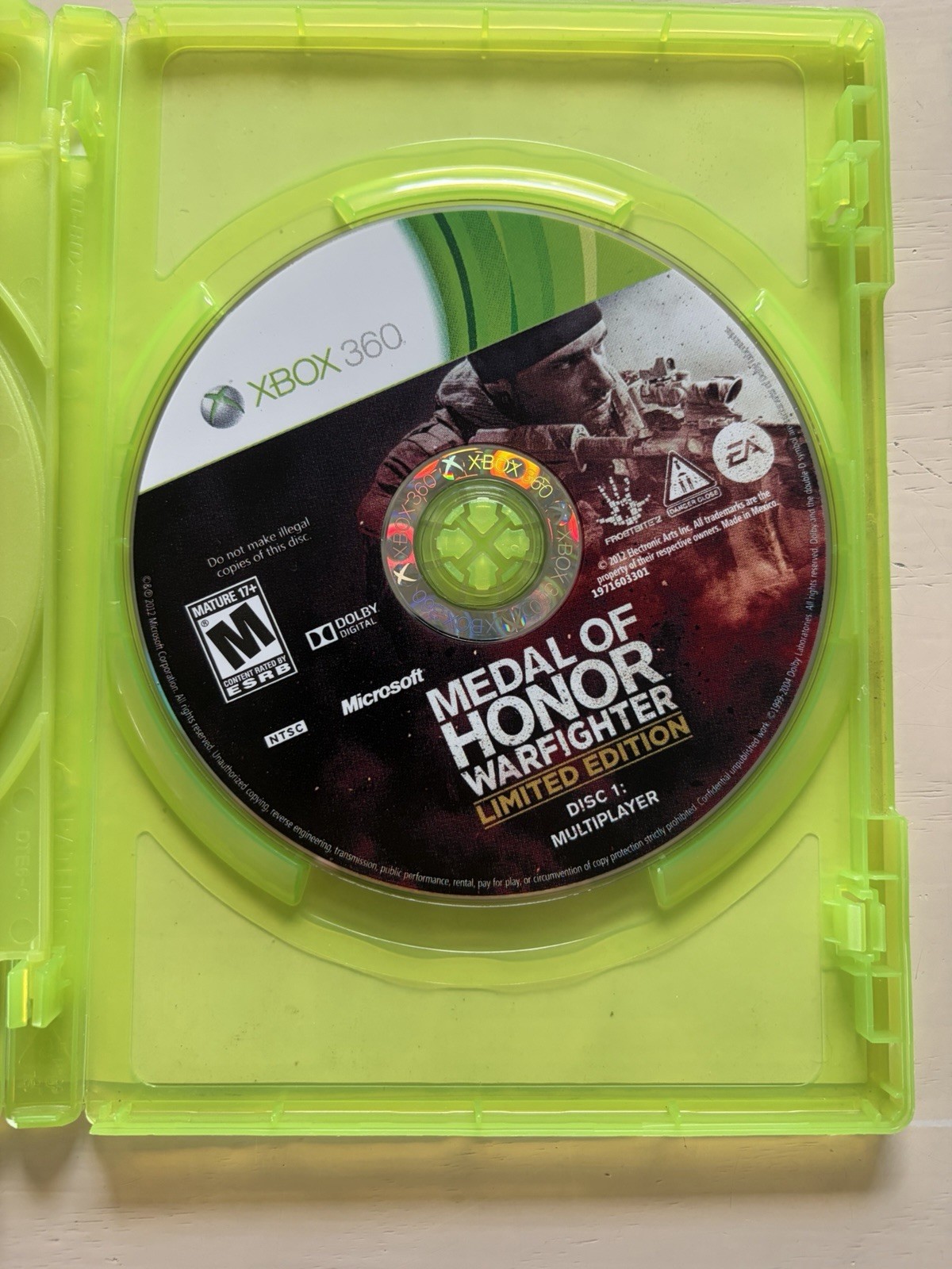 Medal of Honor Warfighter Limited Edition Xbox 360 CIB